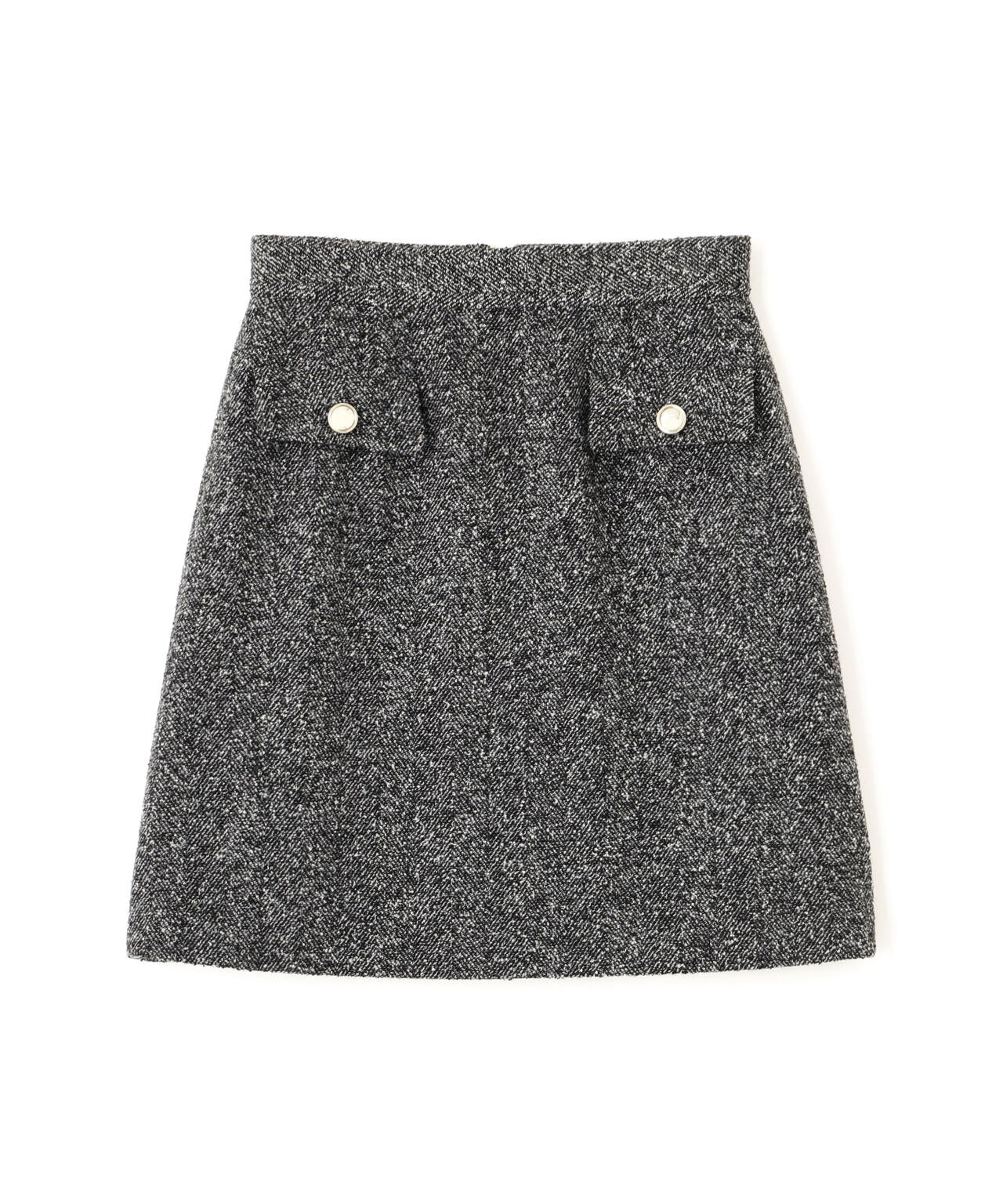 【青島心さん着用】ツイードミニスカート