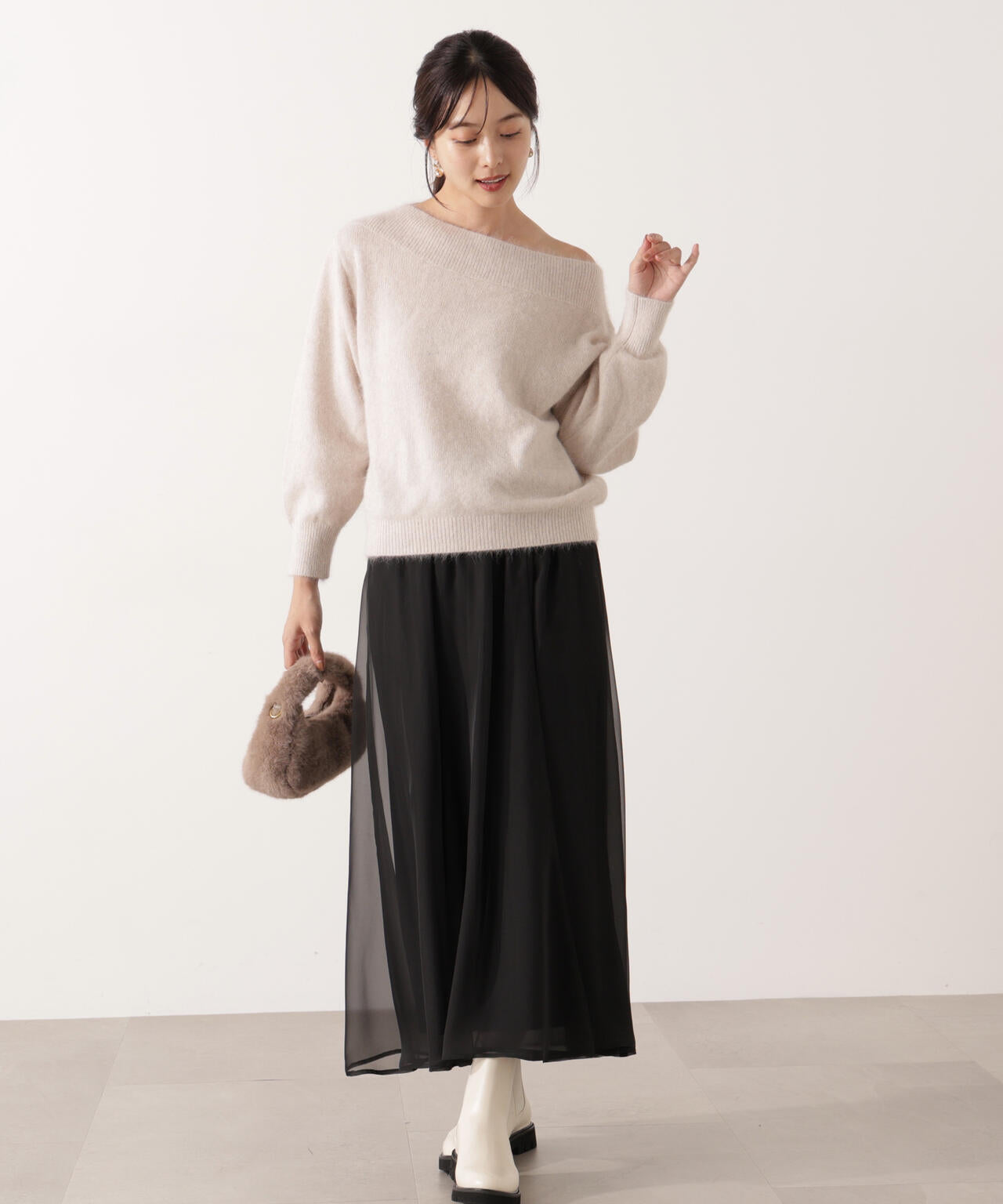 エアリーナローフレアスカート | PROPORTION BODY DRESSING