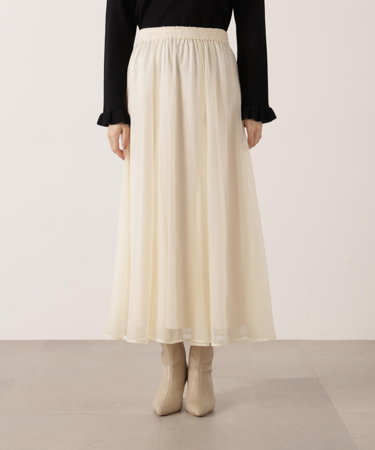 エアリーナローフレアスカート | PROPORTION BODY DRESSING