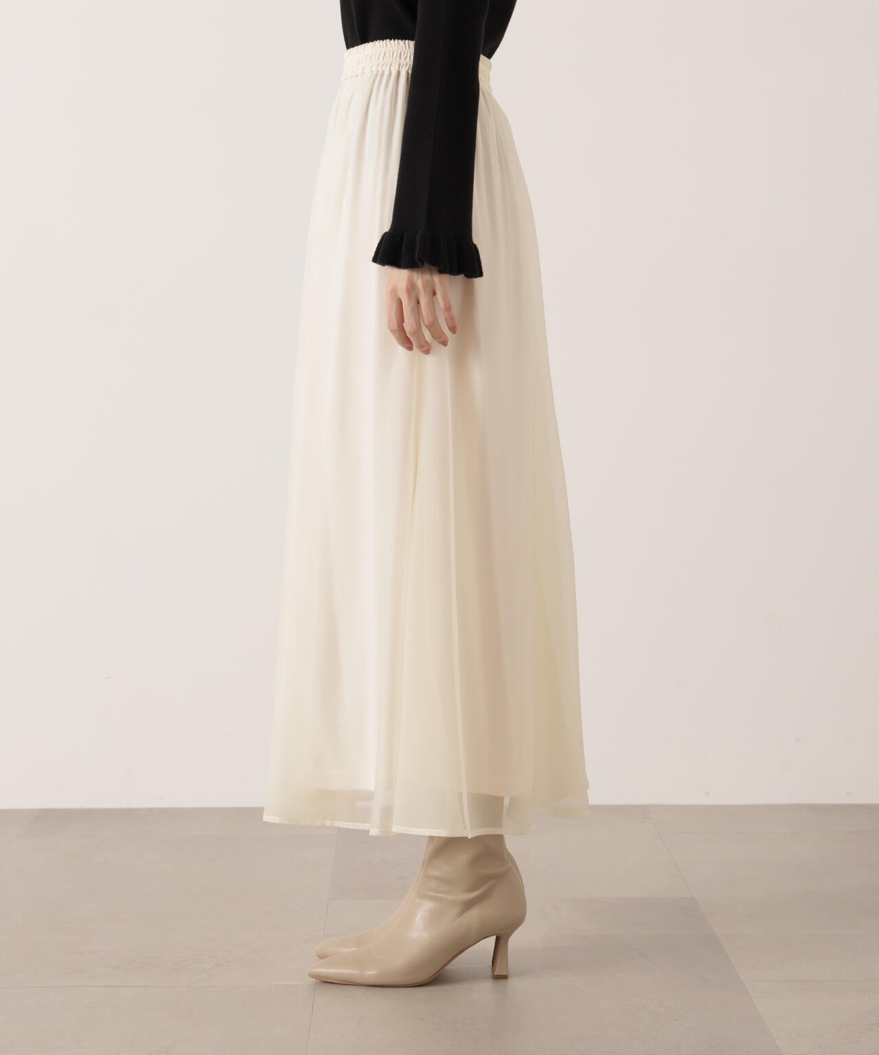 エアリーナローフレアスカート | PROPORTION BODY DRESSING