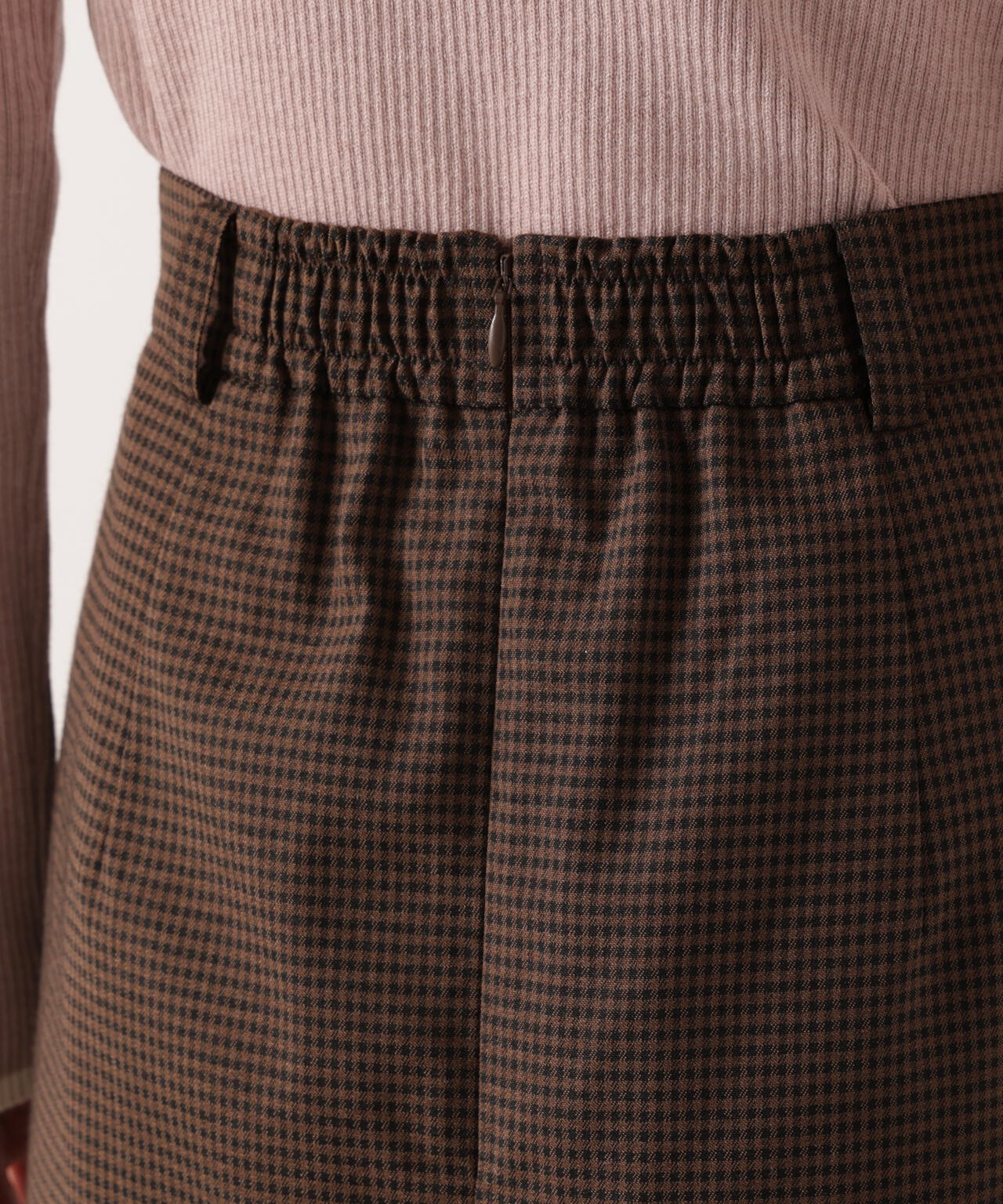 【加藤栞さん着用】ギンガムナロータイトスカート