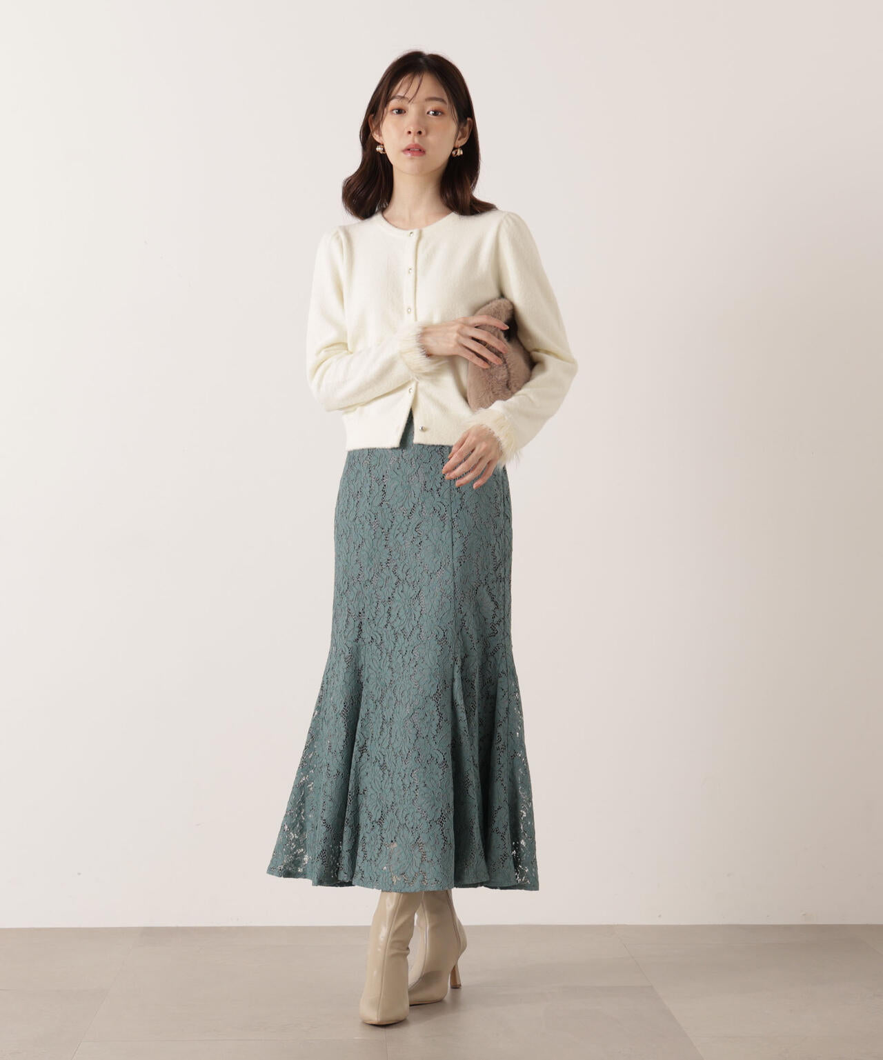 レースマーメイドスカート | PROPORTION BODY DRESSING