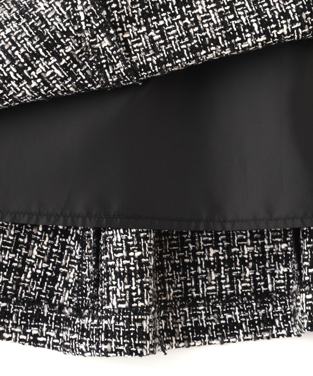 【青島心さん着用】ミックスツイードフレアスカート