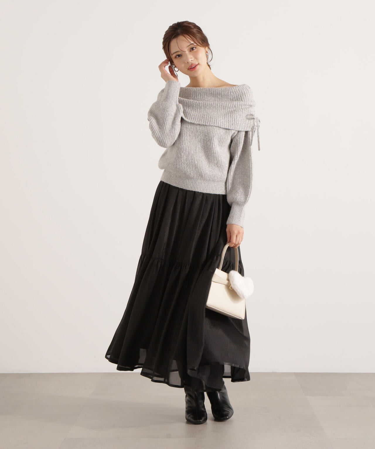 加藤栞さん着用】シアーティアードスカート | PROPORTION BODY