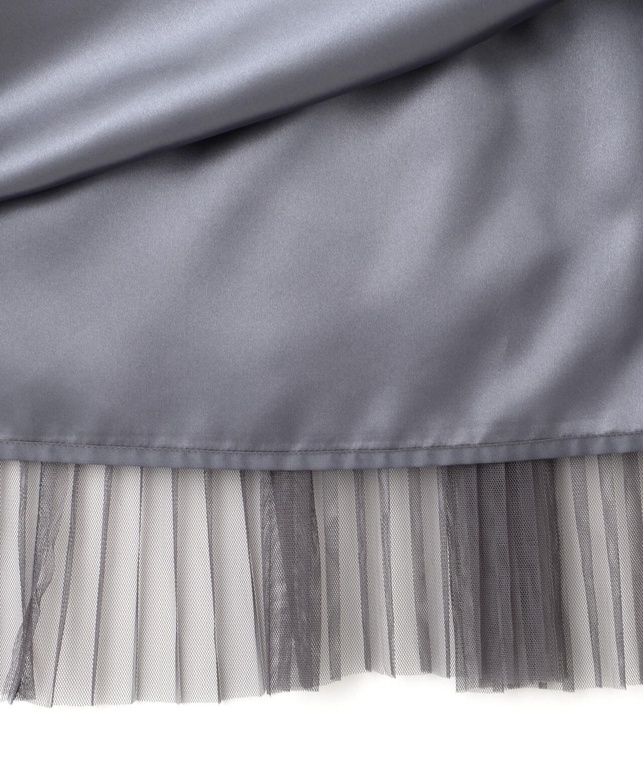 【加藤栞さん着用】部分プリーツティアードスカート