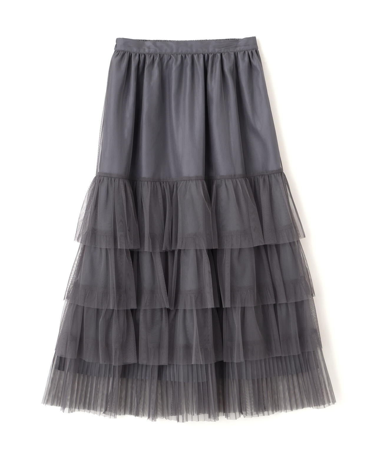 ティアードスカート 部分プリーツティアードスカート | PROPORTION BODY DRESSING