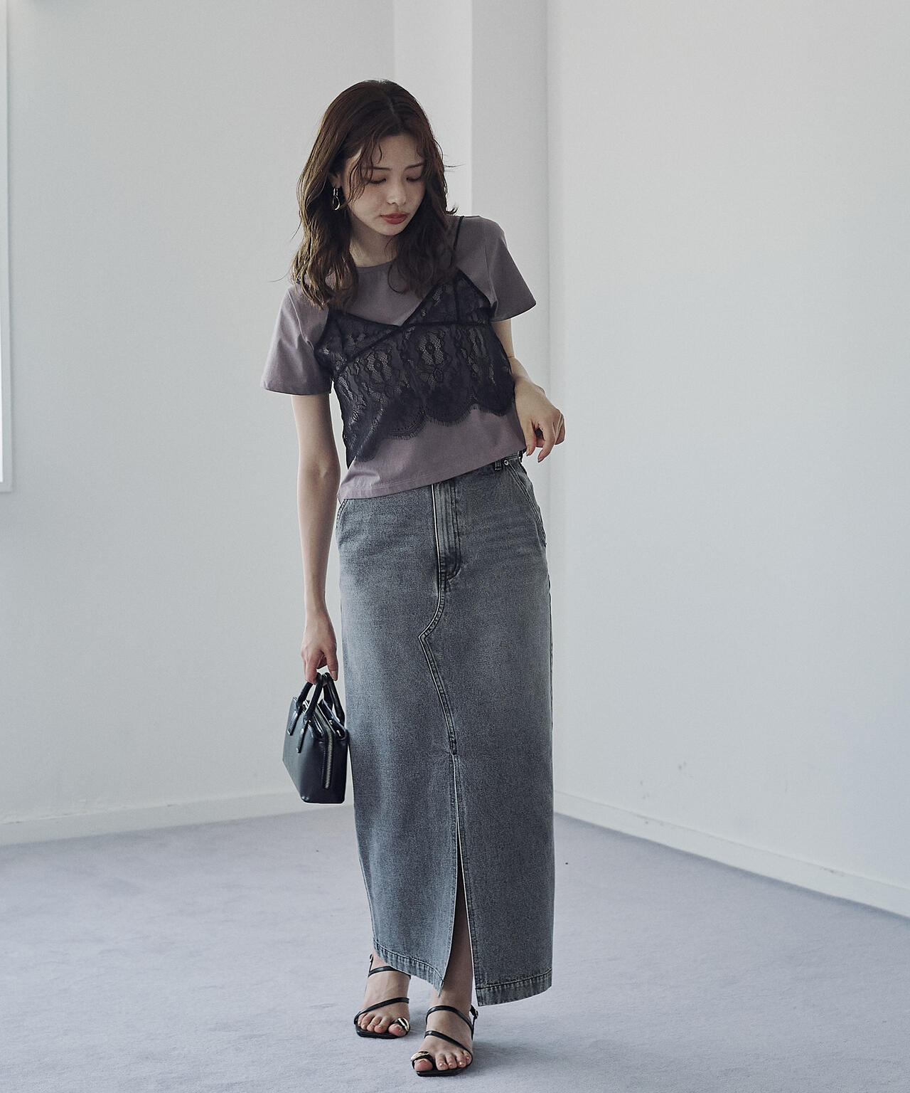 デニムナロースカート | PROPORTION BODY DRESSING