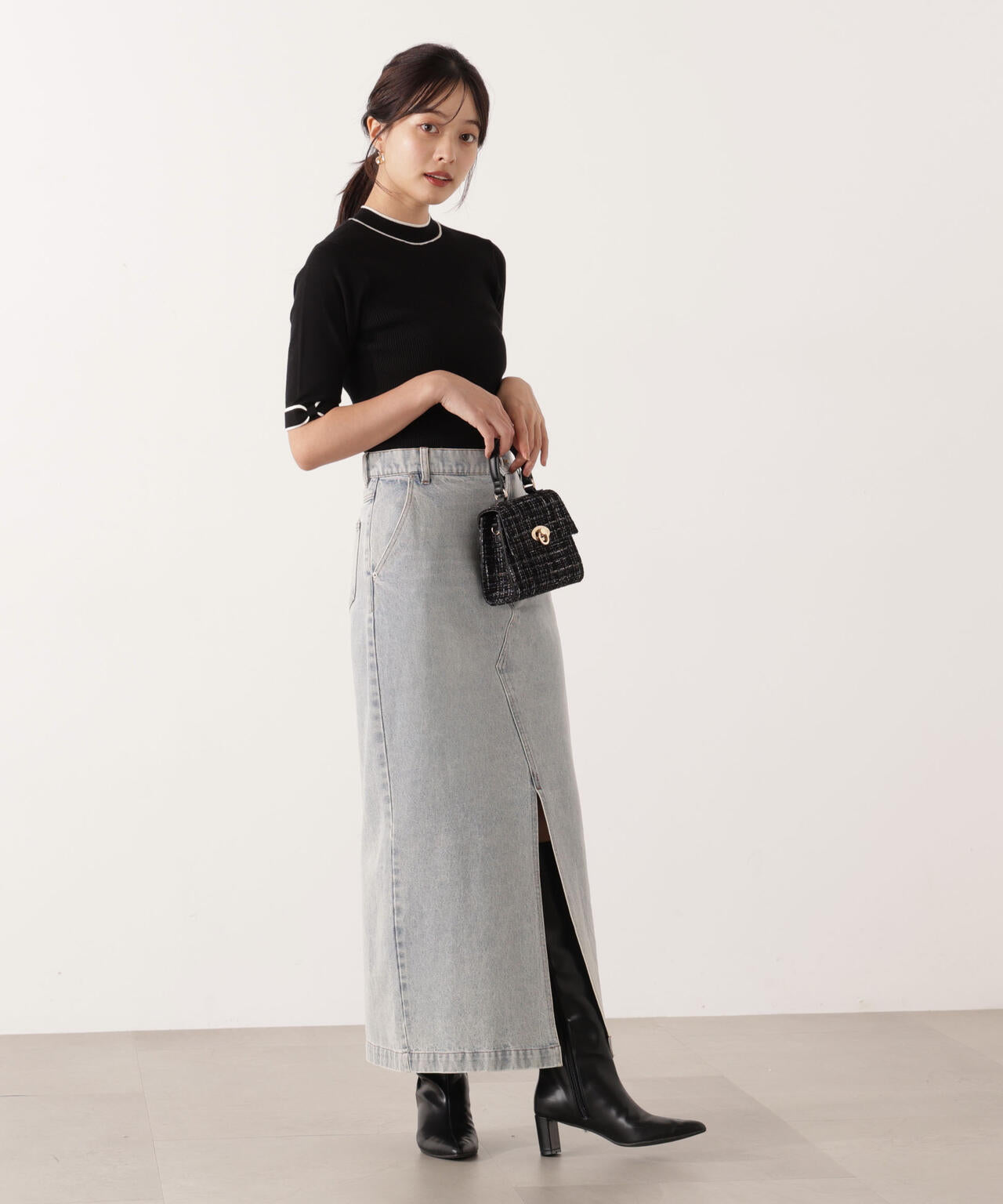 ファッション　レディース　半額以下　インブリード ロジエ　スカート　デニム lum-bsq85-1.jpg?fitin=720:720