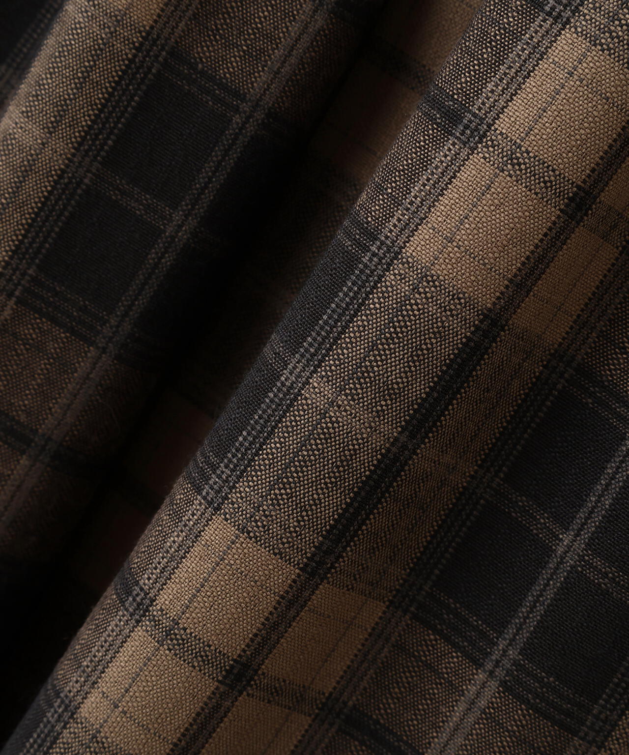 チェック柄ティアードスカート