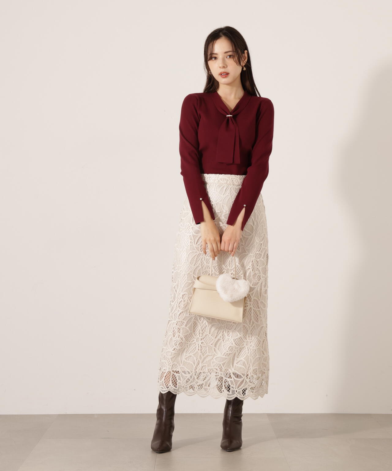 ケミカルレースナロースカート | PROPORTION BODY DRESSING