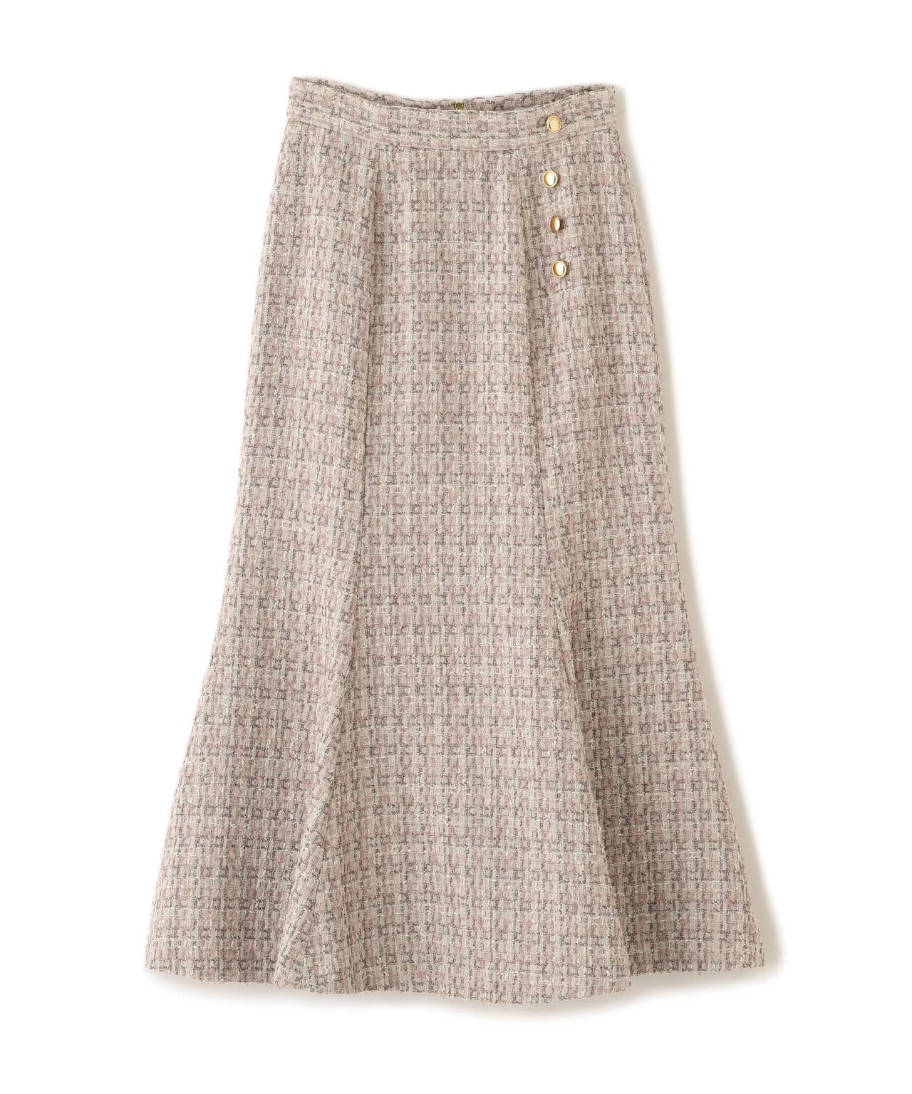 ラメツイードマーメイドスカート