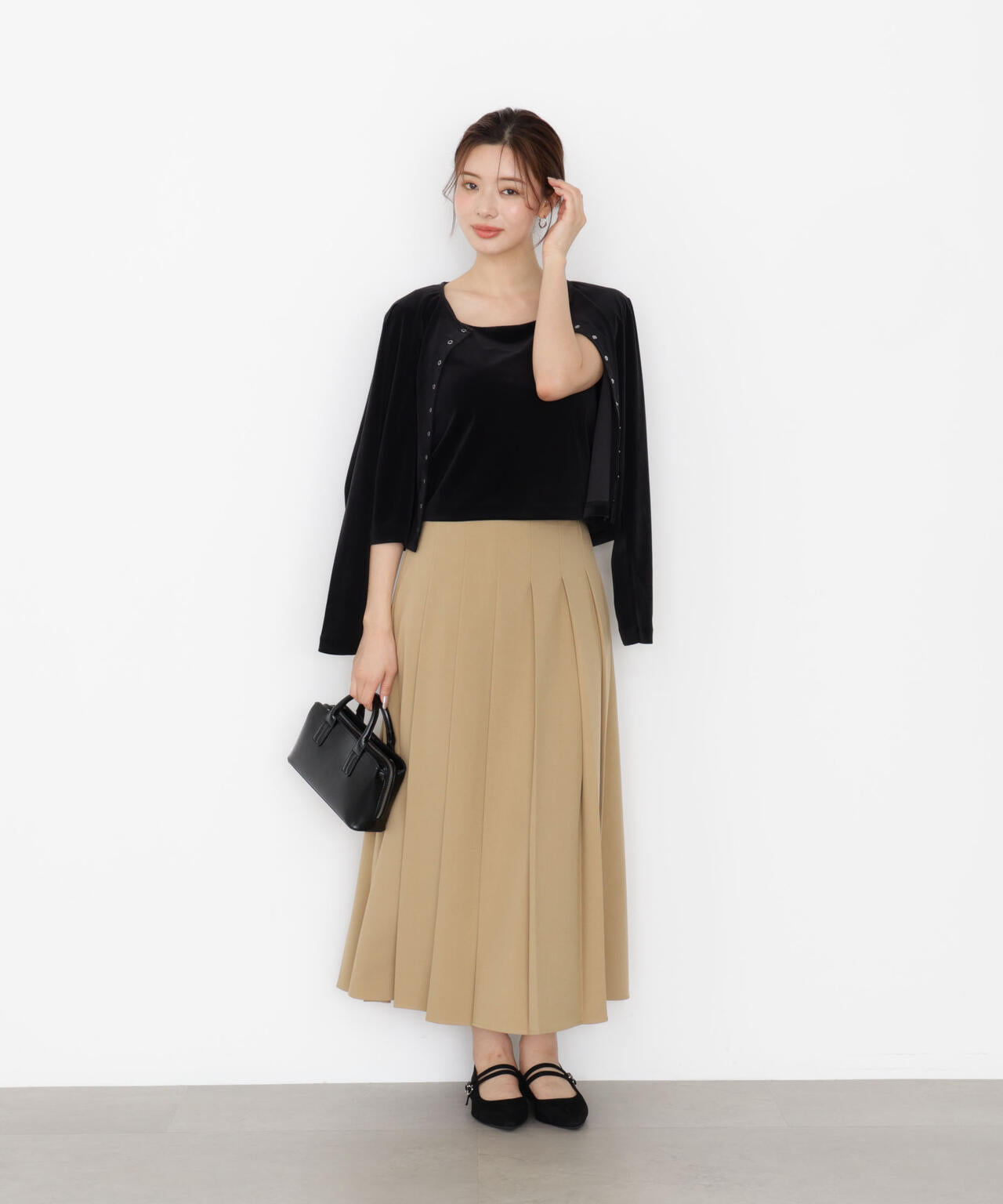 【松川星さん着用】オータムプリーツスカート