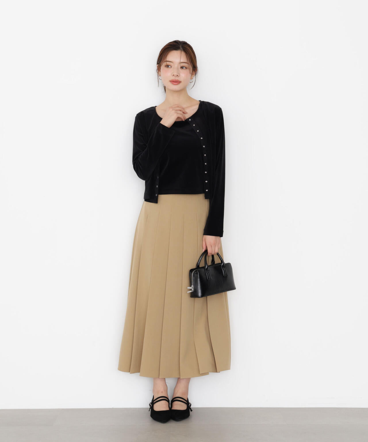 【松川星さん着用】オータムプリーツスカート