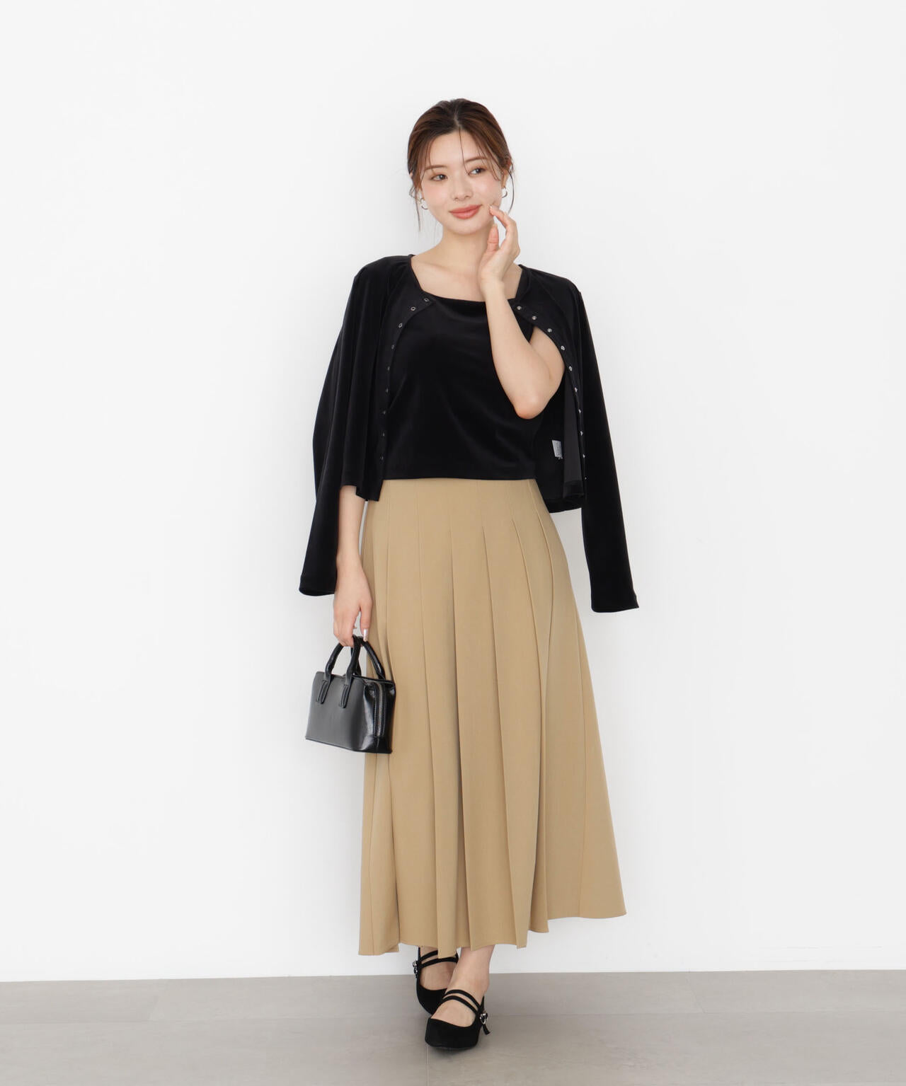 【松川星さん着用】オータムプリーツスカート