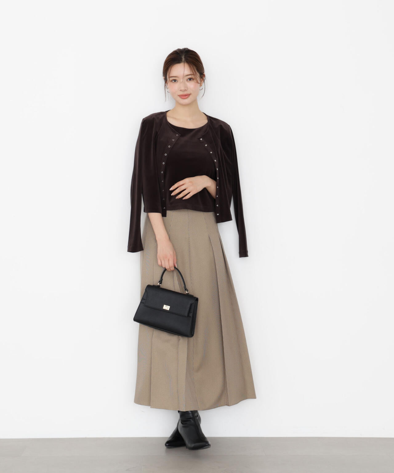 【松川星さん着用】オータムプリーツスカート