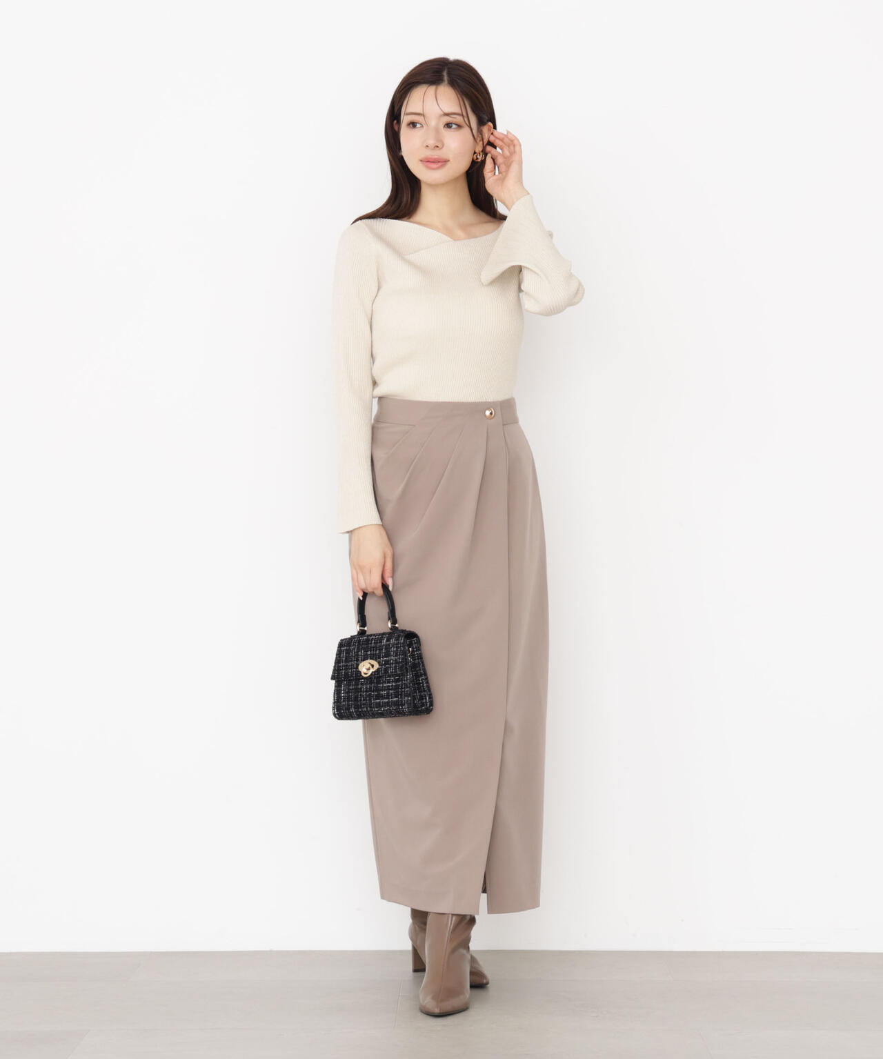 PROPORTION BODY DRESSING タックタイトスカート 松川星さん着用】タックタイトスカート | PROPORTION BODY