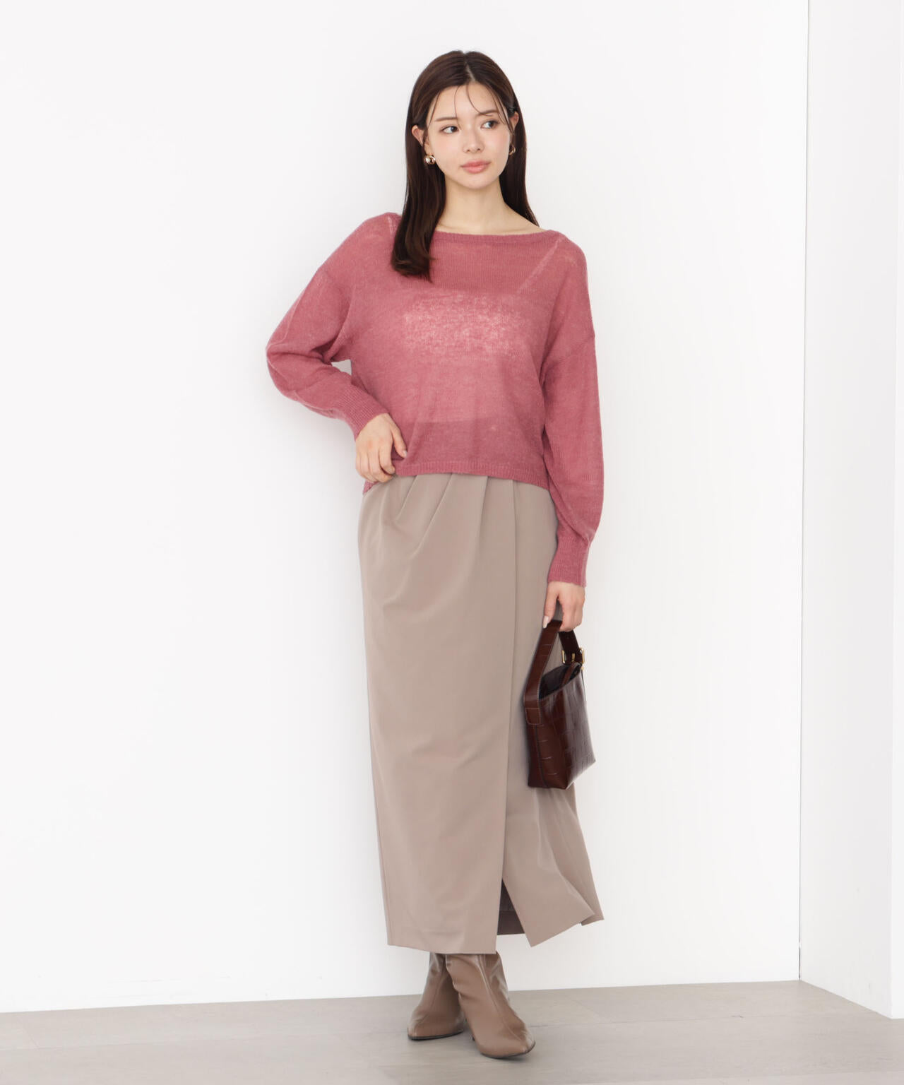 松川星さん着用】タックタイトスカート | PROPORTION BODY