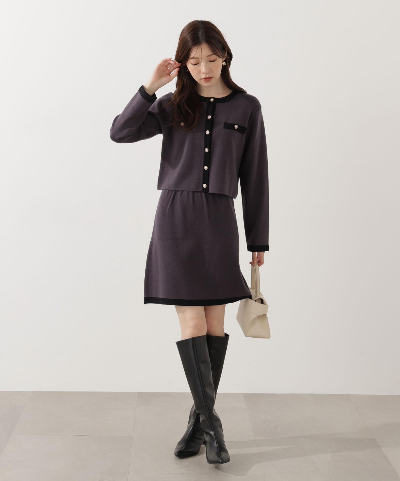 ミニてす ニットミニスカート | PROPORTION BODY DRESSING