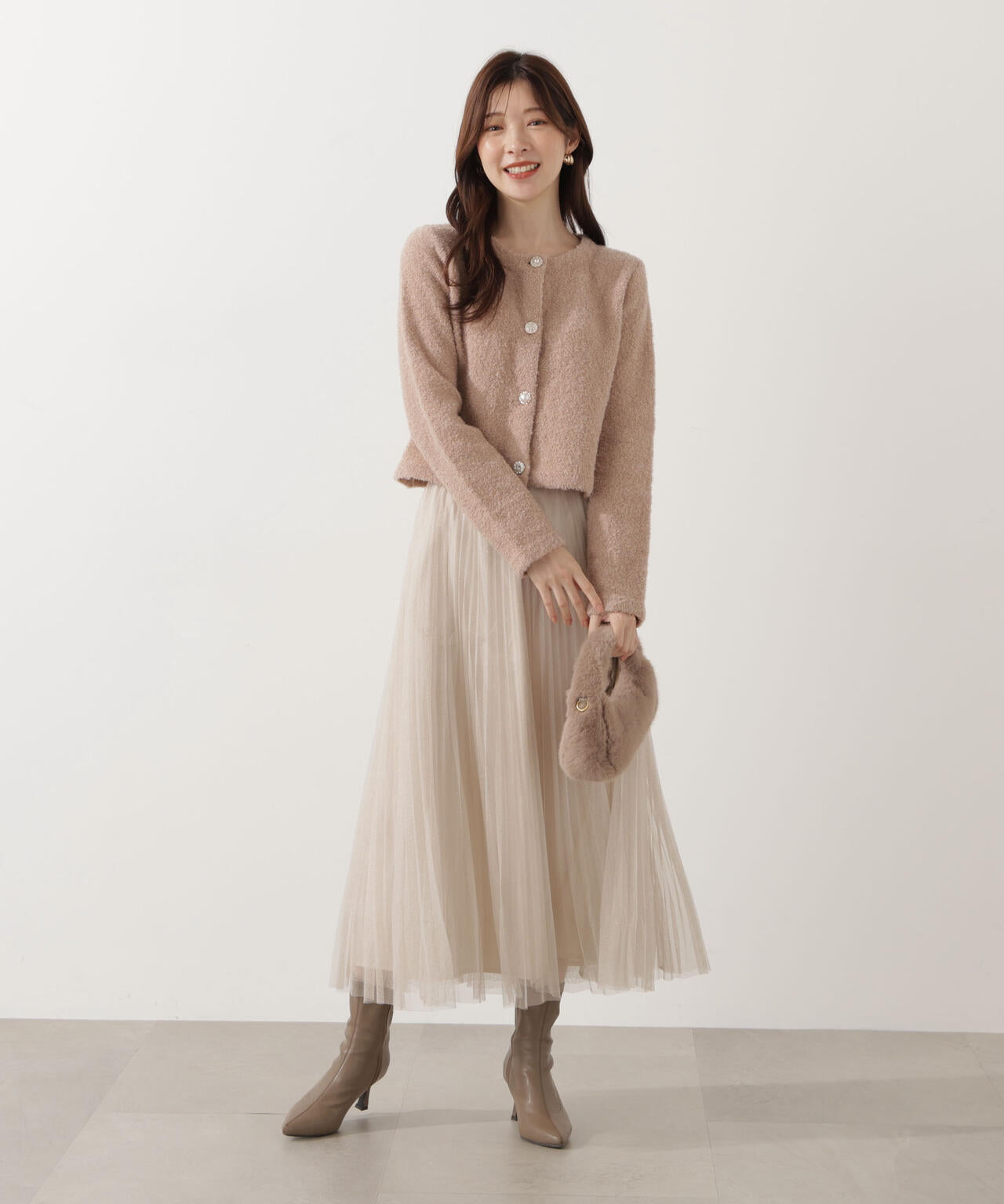 EDIT COLOGNE》ラメプリーツスカート | PROPORTION BODY DRESSING