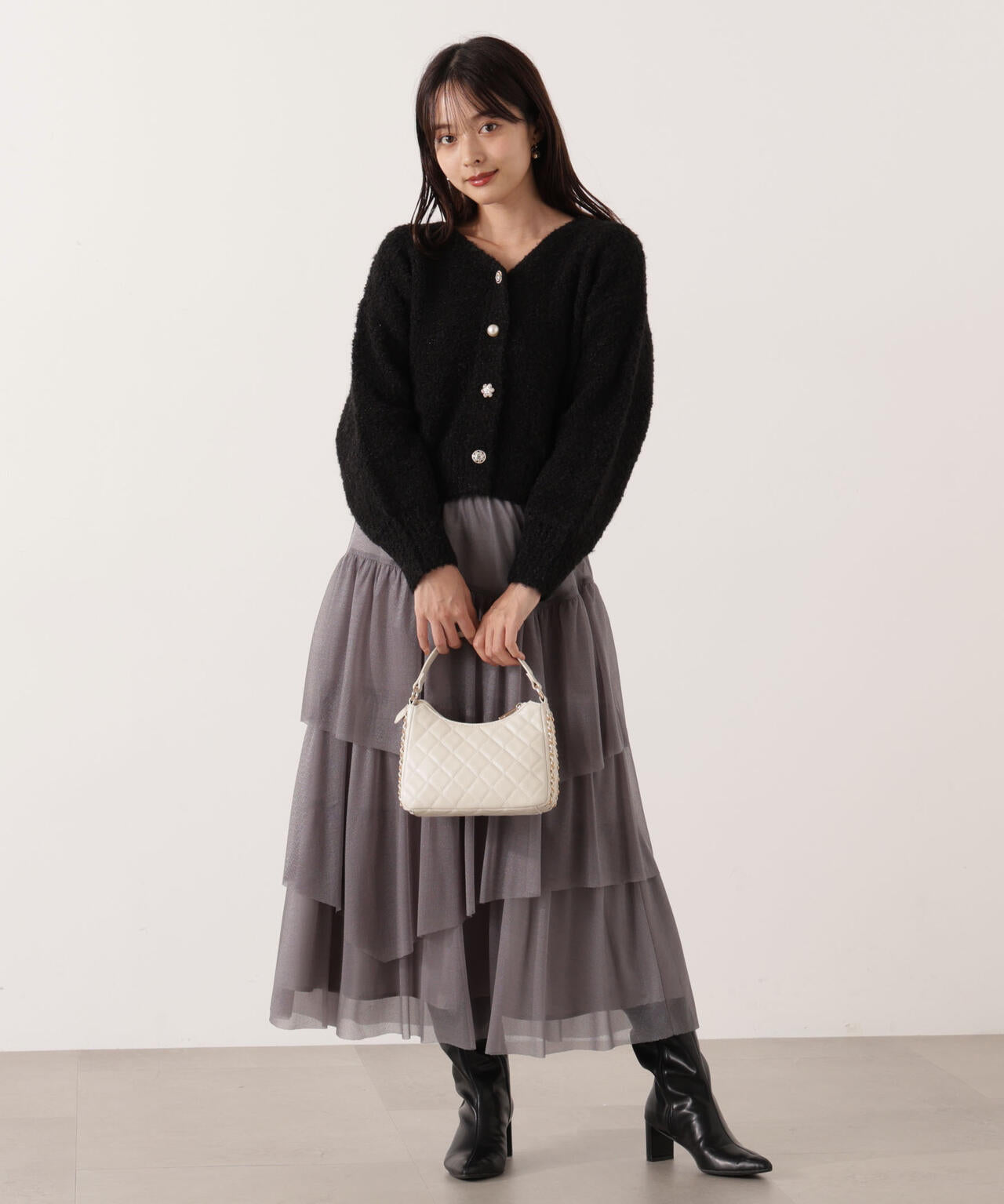 EDIT COLOGNE》エアリーティアードスカート | PROPORTION BODY