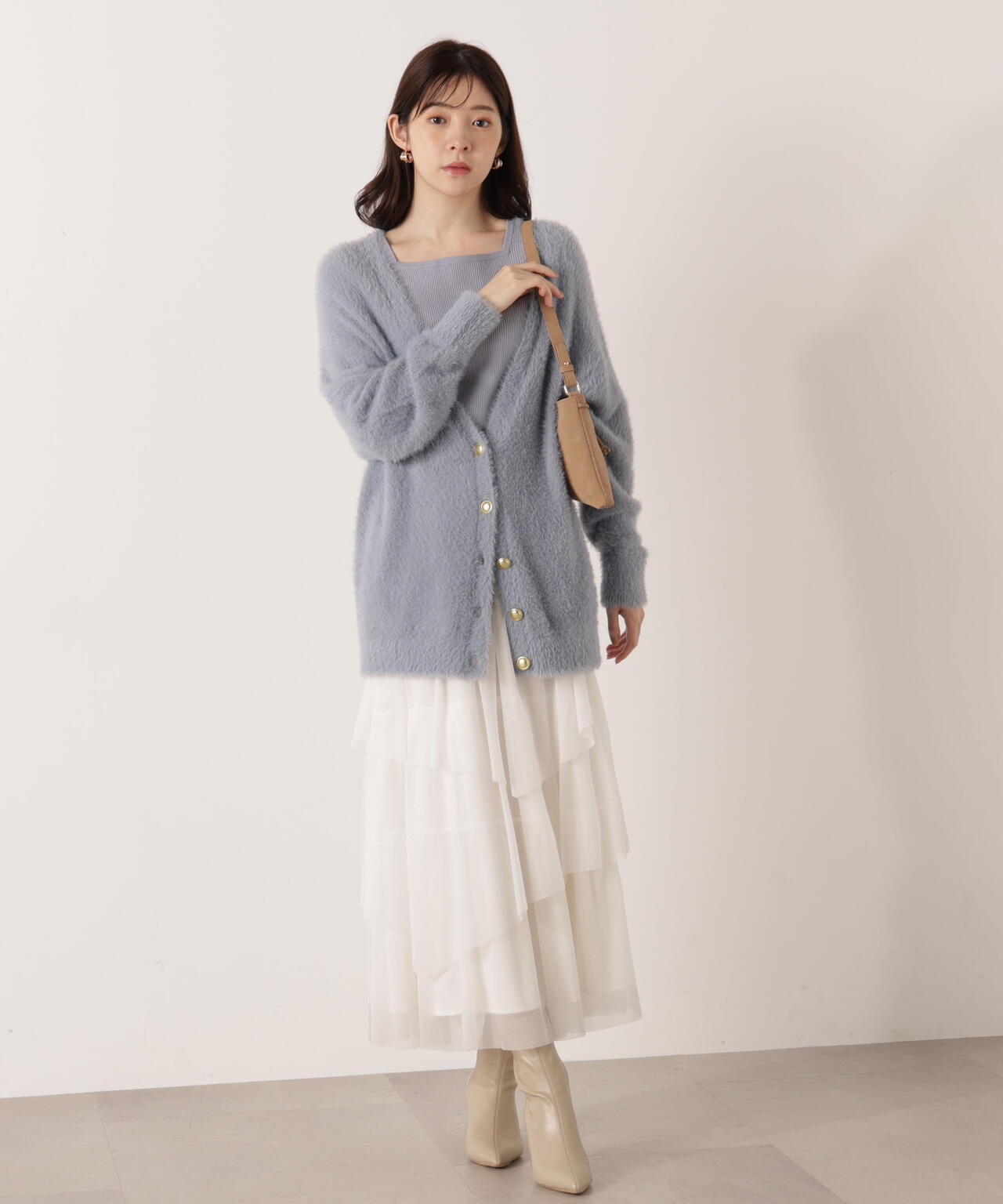 EDIT COLOGNE》エアリーティアードスカート | PROPORTION BODY