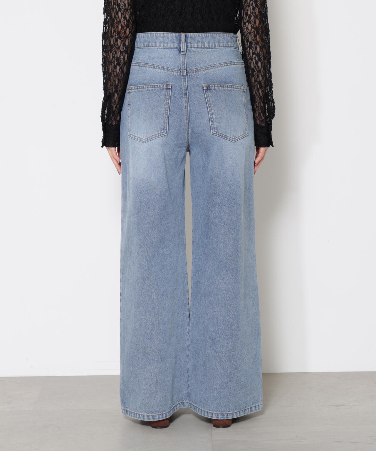 加藤栞さん着用】ワイドデニムパンツ | PROPORTION BODY DRESSING