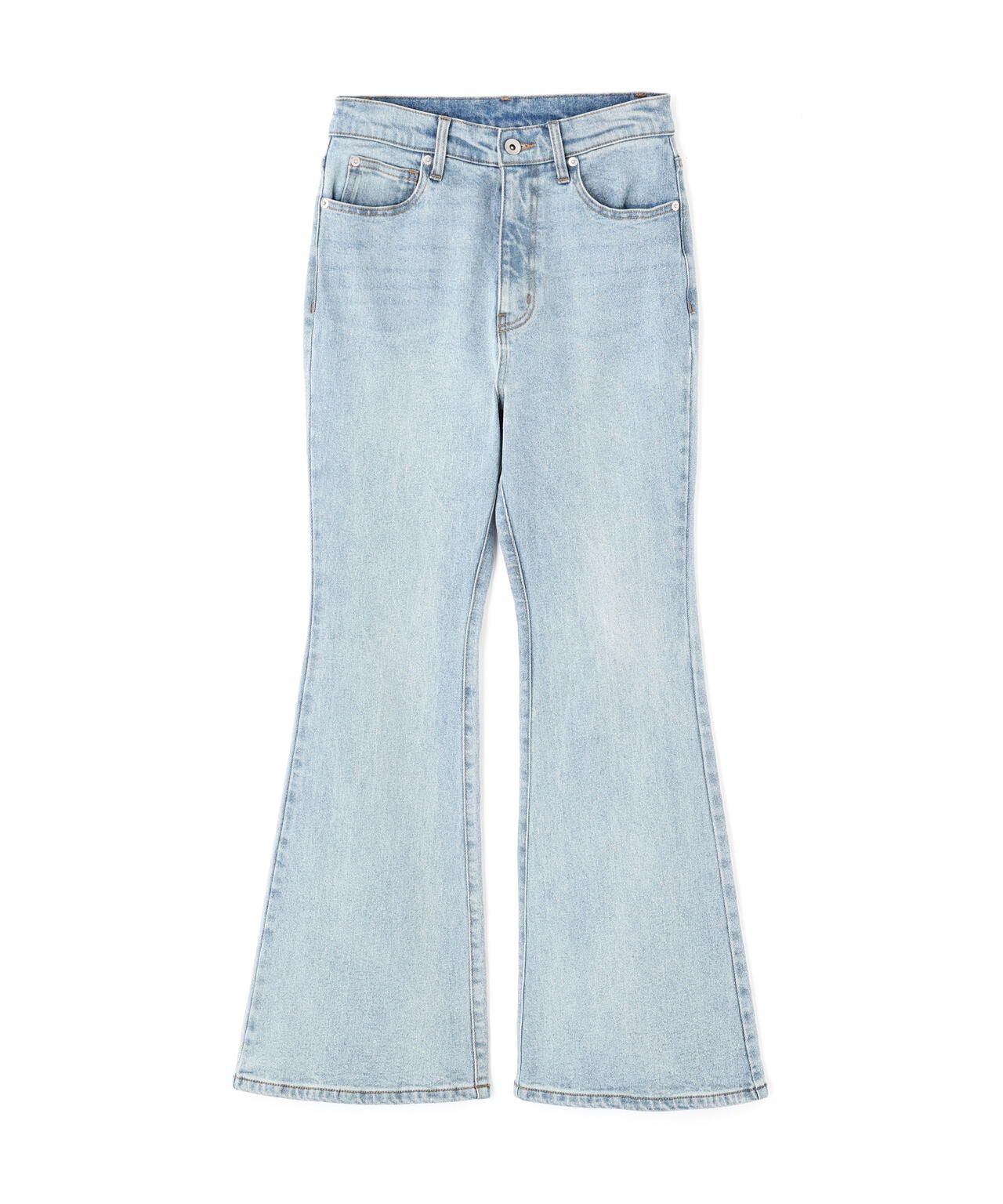 青島心さん着用】【松川星さん着用】フレアデニムパンツ | PROPORTION