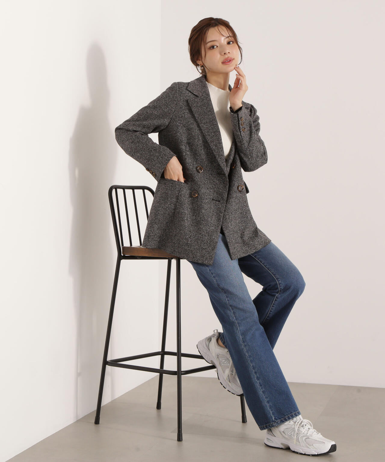 ブーツカットデニムパンツ