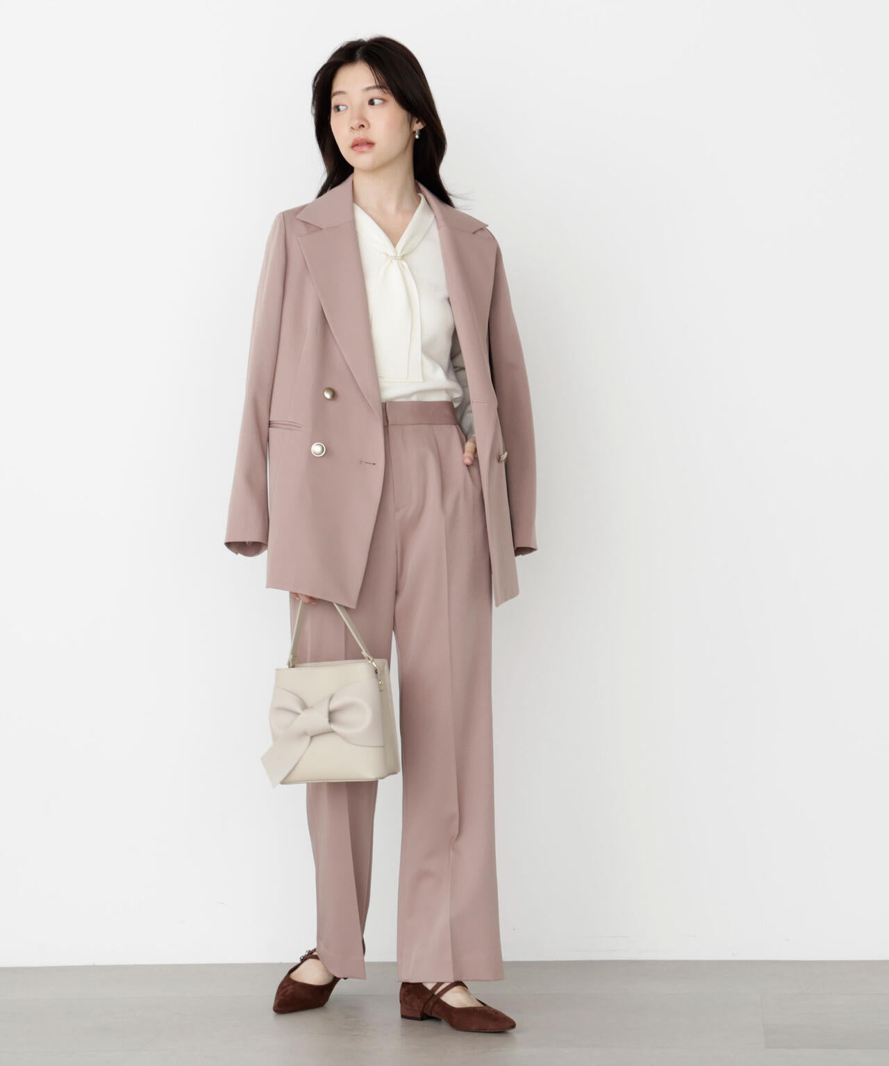 【松川星さん着用】美ラインフレアパンツ