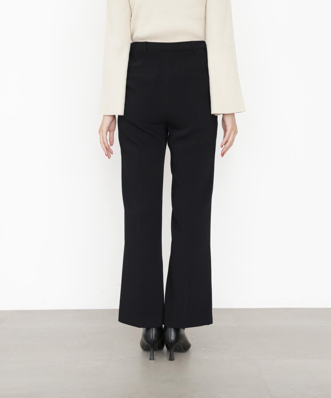 【松川星さん着用】＜ウォッシャブル＞美脚パンツ