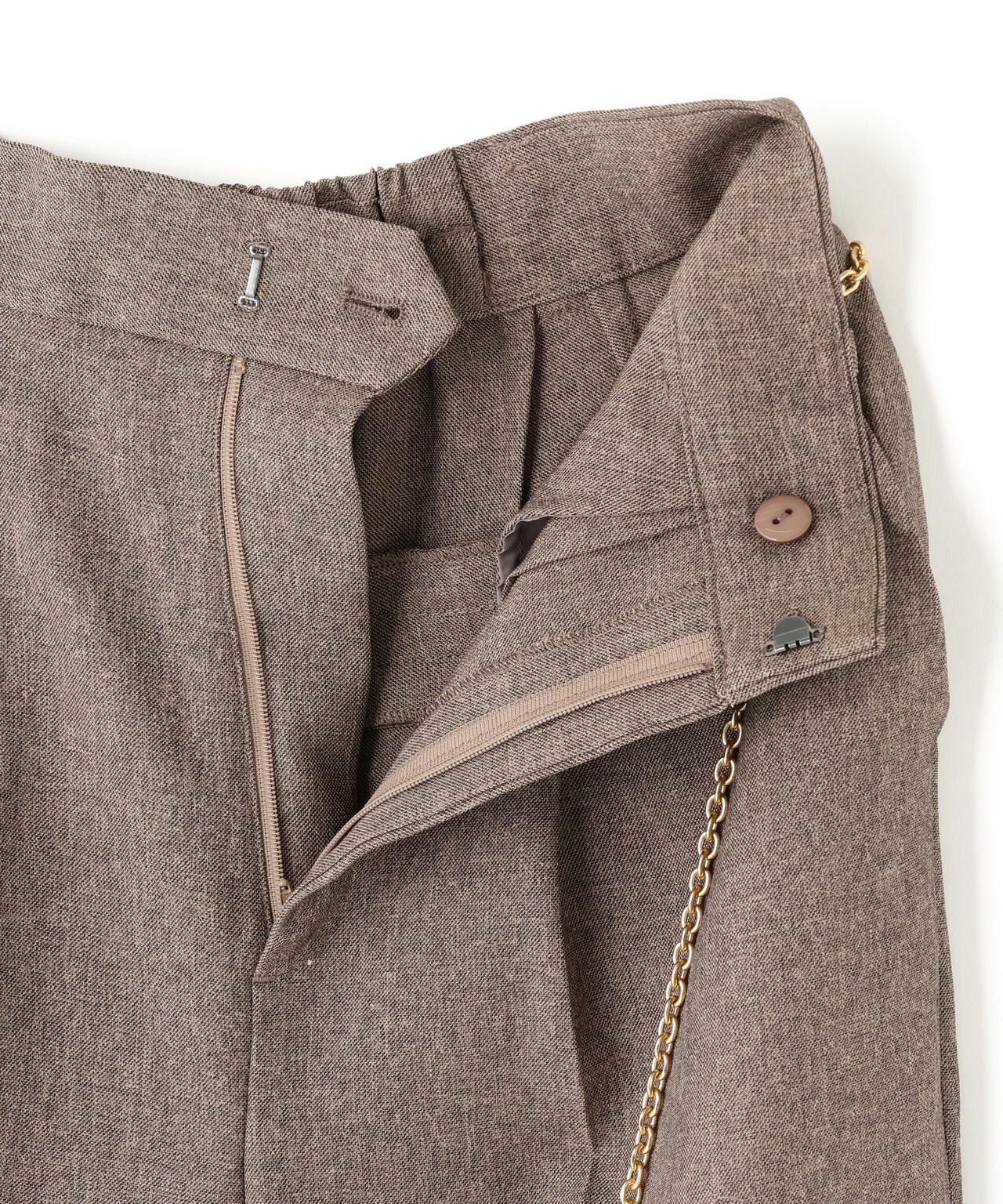 谷川菜奈さんコラボ＞チェーン付きワイドパンツ | PROPORTION BODY