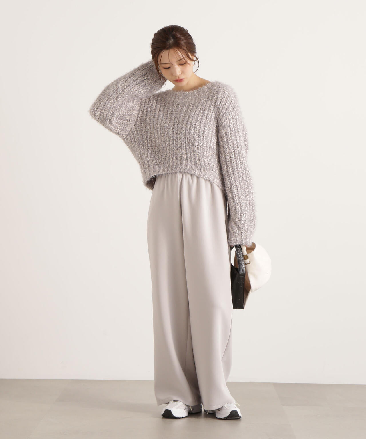 【松川星さん着用】＜ウォッシャブル＞スエットイージーパンツ