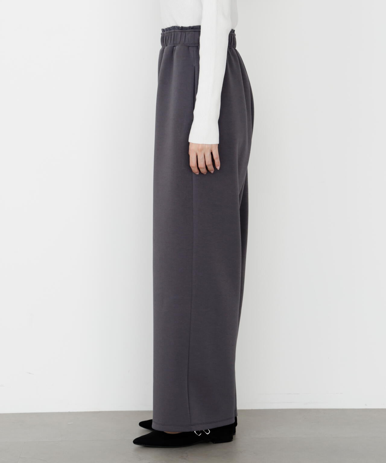 【松川星さん着用】＜ウォッシャブル＞スエットイージーパンツ