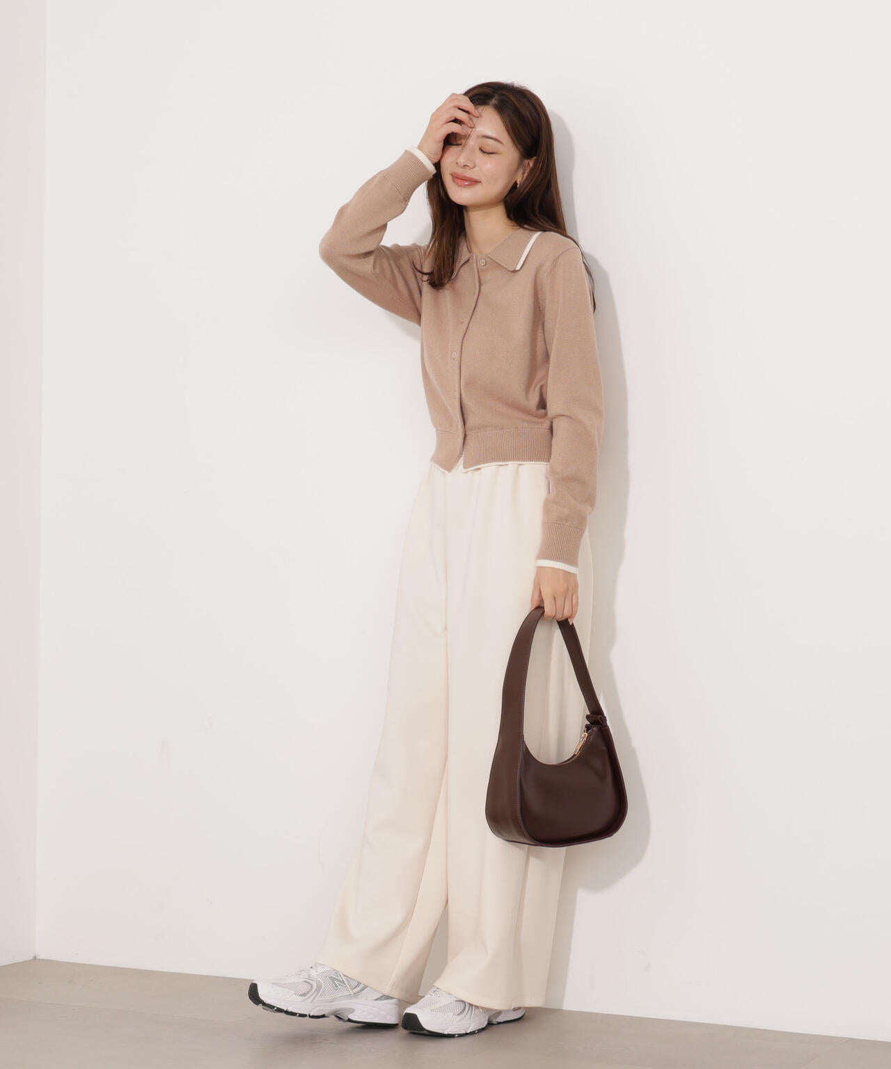 【松川星さん着用】＜ウォッシャブル＞スエットイージーパンツ