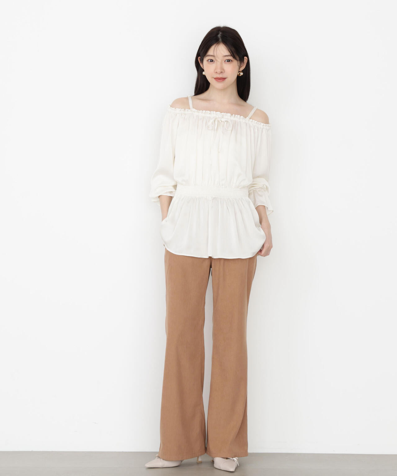 EDIT COLOGNE》コーデュロイフレアパンツ | PROPORTION BODY DRESSING