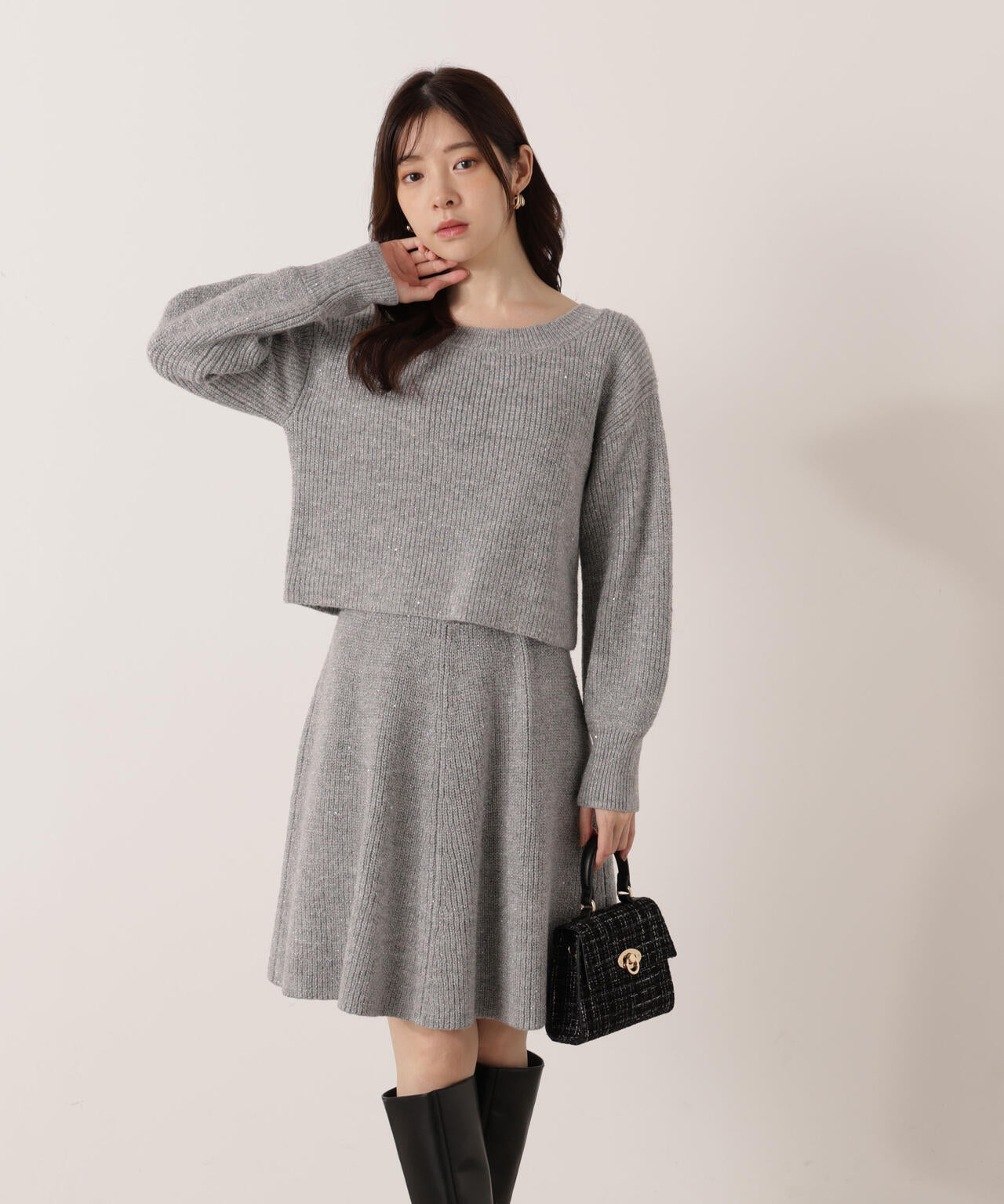 ファッションボディ 片畦ミニSETUP | PROPORTION BODY DRESSING（プロポーション