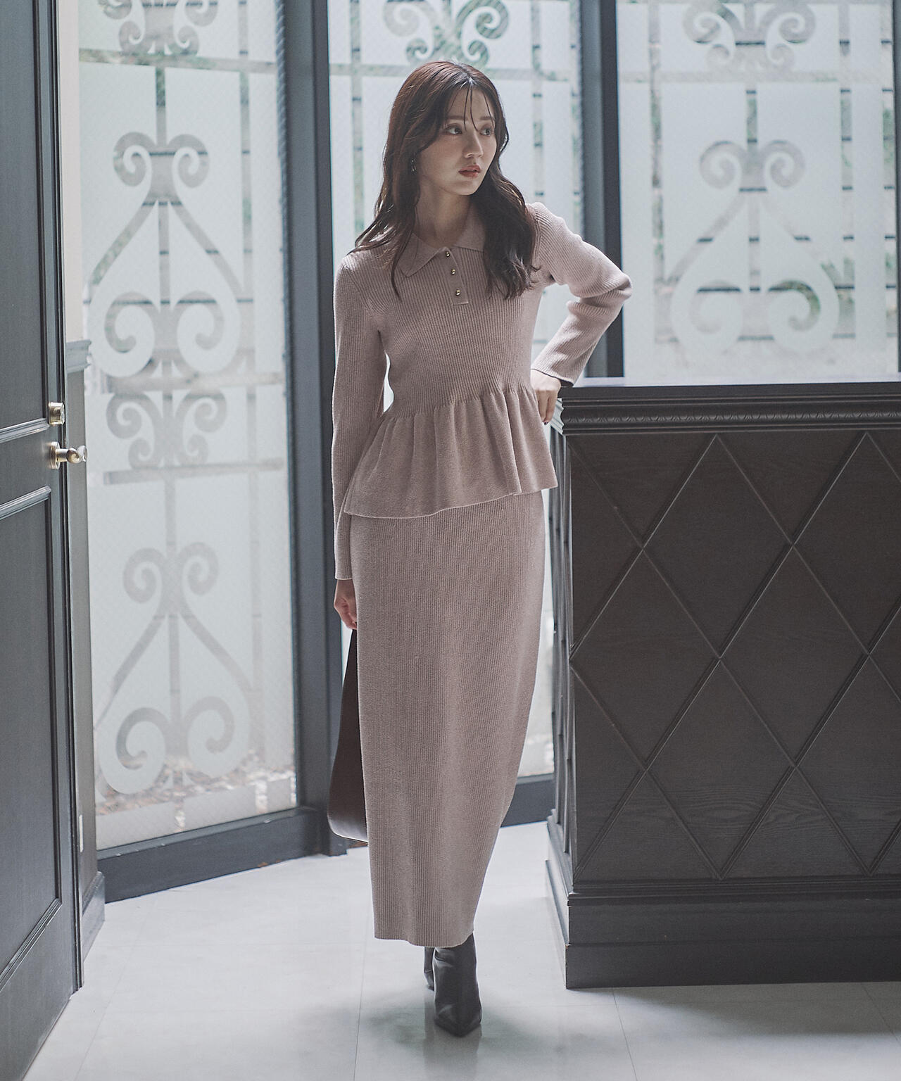 新品✨ プランクプロジェクト リネン混 コンビネーションベアトップロンパース 麻 PRANK PROJECT(プランク プロジェクト)｜アシメドレーピングベア