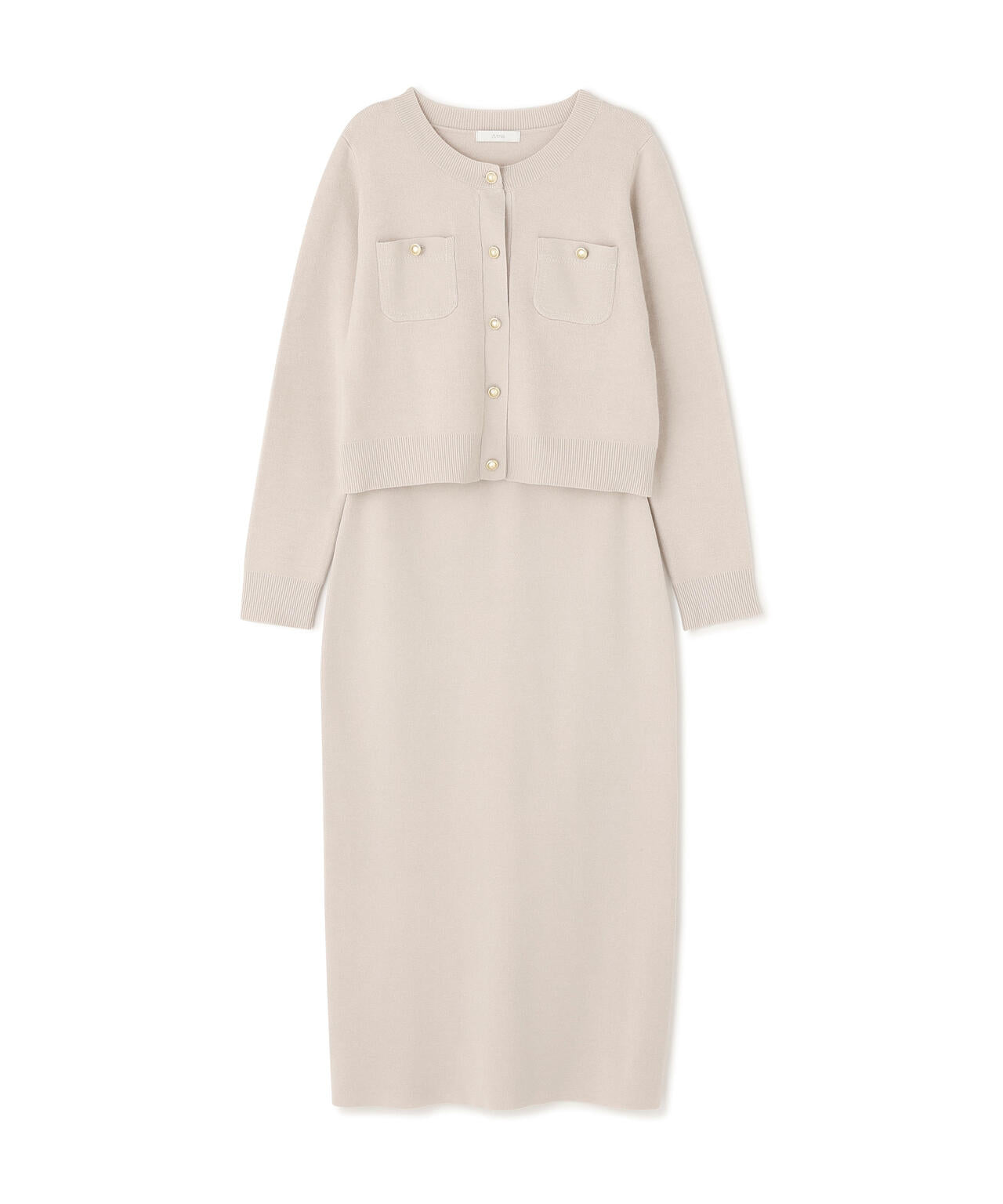 青島心さん着用】ステッチニットSETUP | PROPORTION BODY