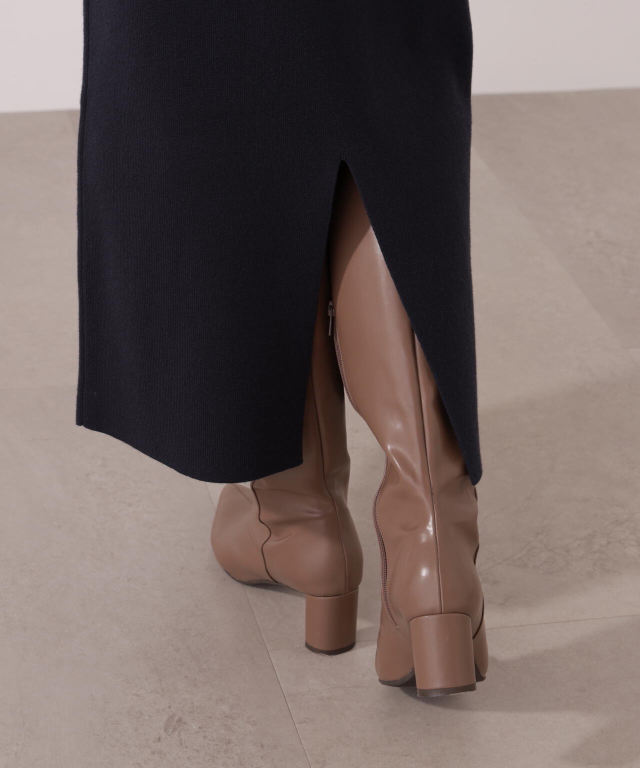 【一部再入荷】 青島心さん着用 ステッチニットSETUP