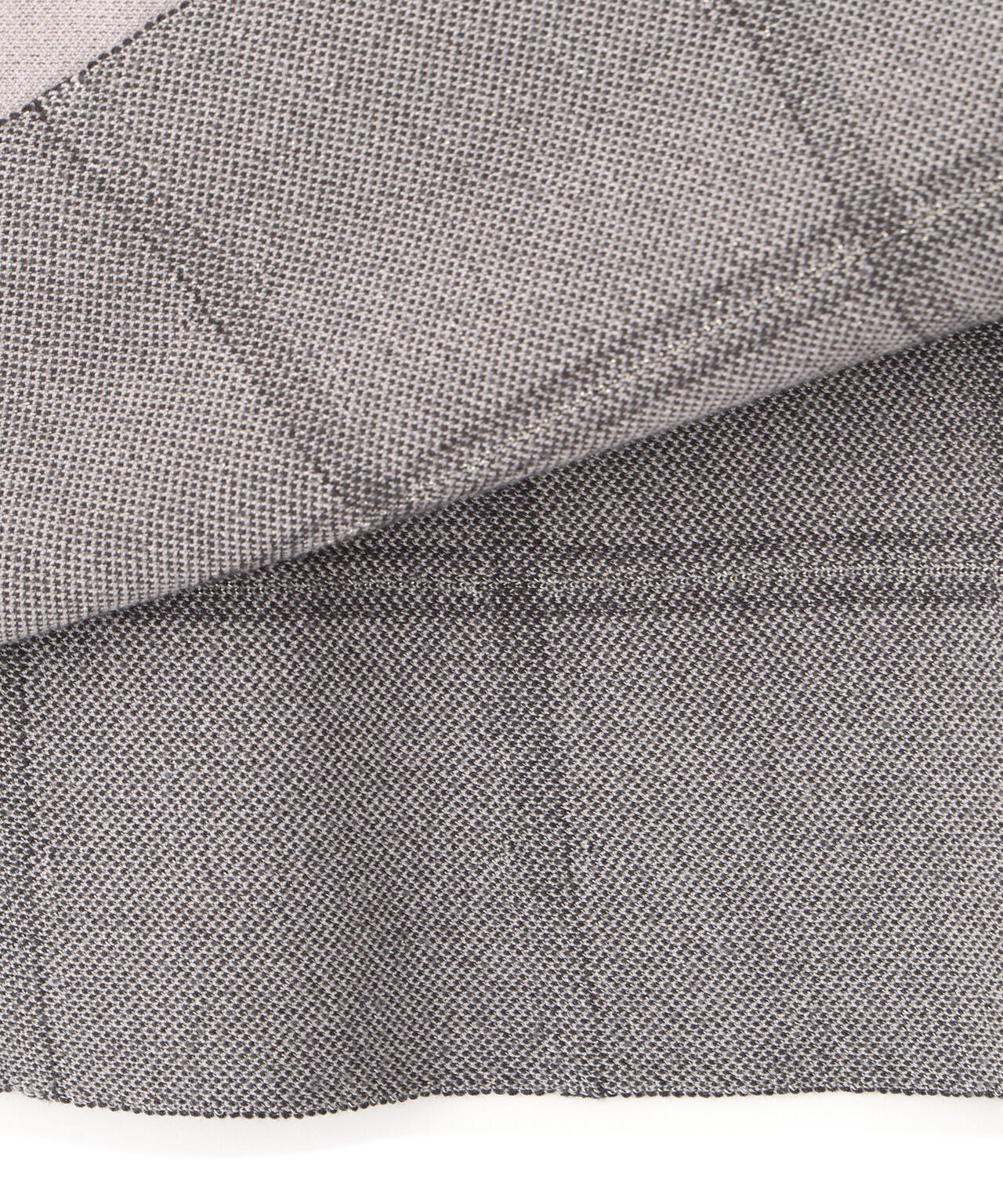 チェック柄ジャガードニットワンピース【ボルドー：official site限定】