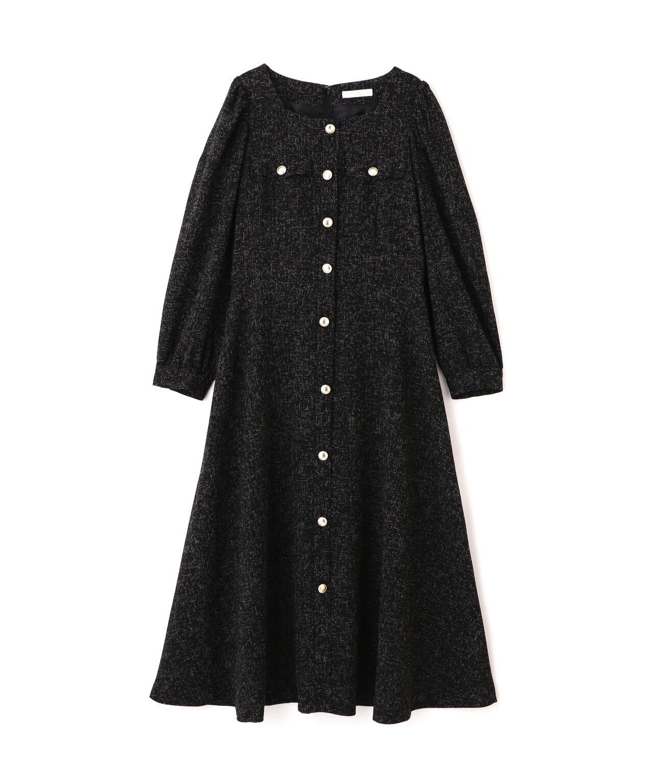 青島心さん着用】フロント釦ツイードワンピース | PROPORTION BODY