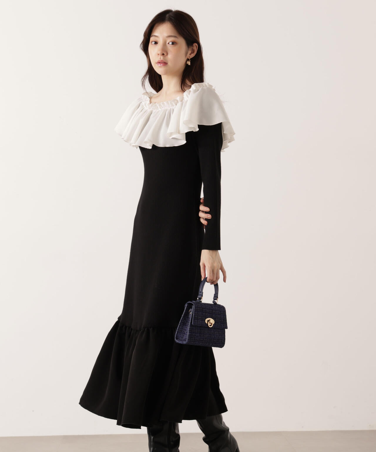 2wayオフショルニットワンピース | PROPORTION BODY DRESSING