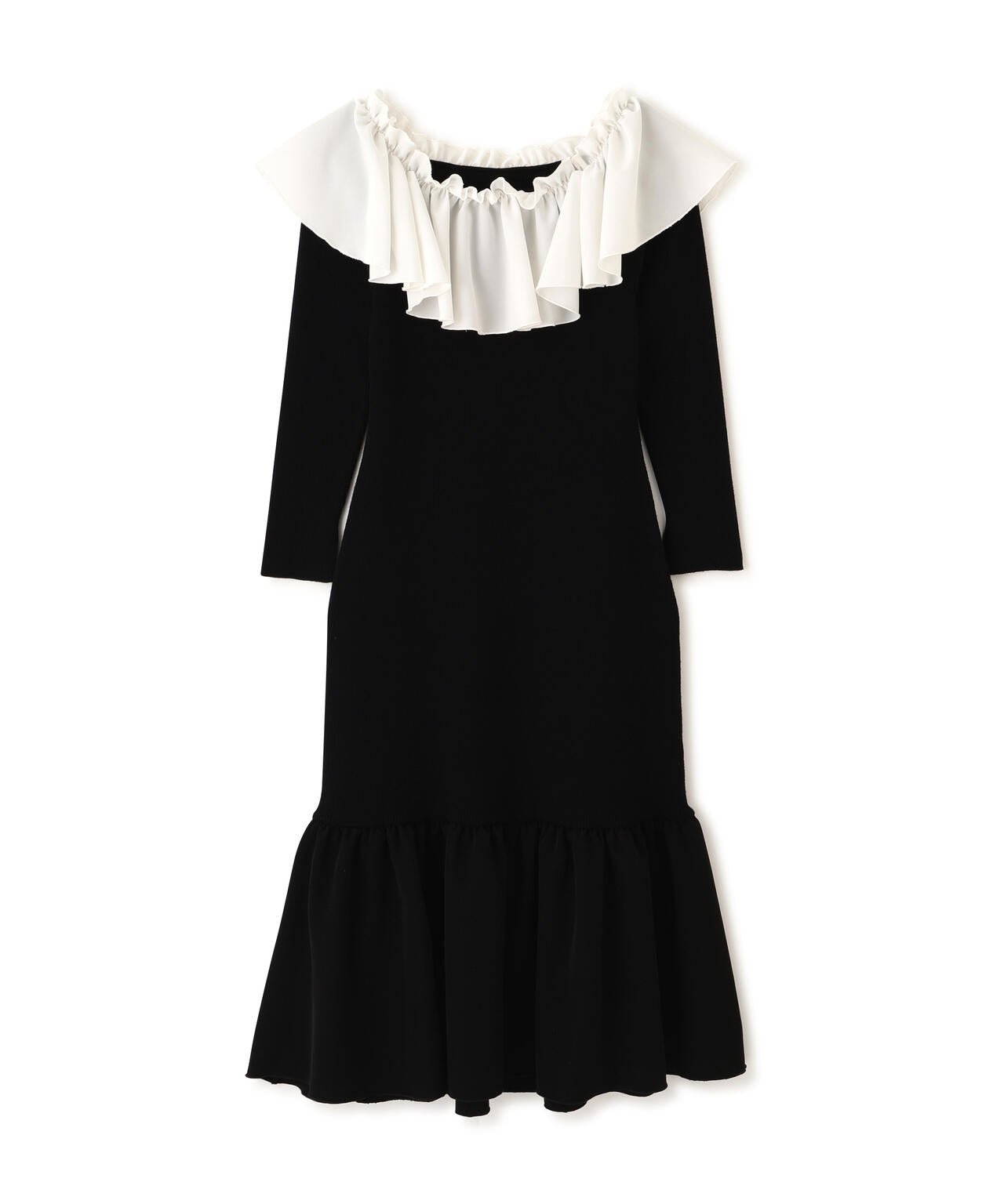 2wayオフショルニットワンピース