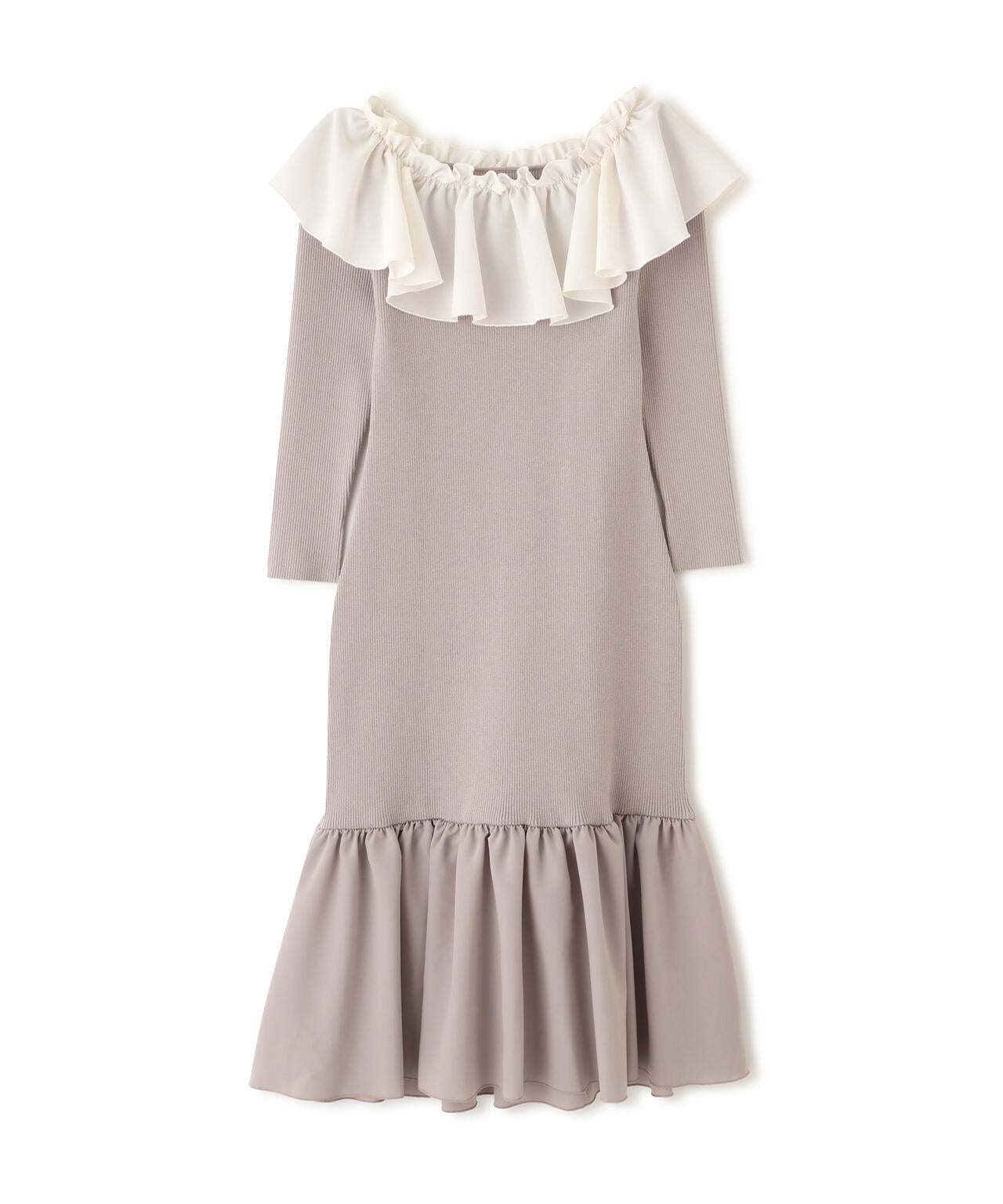 新品　DEICY Me couture 2wayオフショルコンビニットワンピ ME COUTURE（ミークチュール）の「2wayオフショルコンビニット