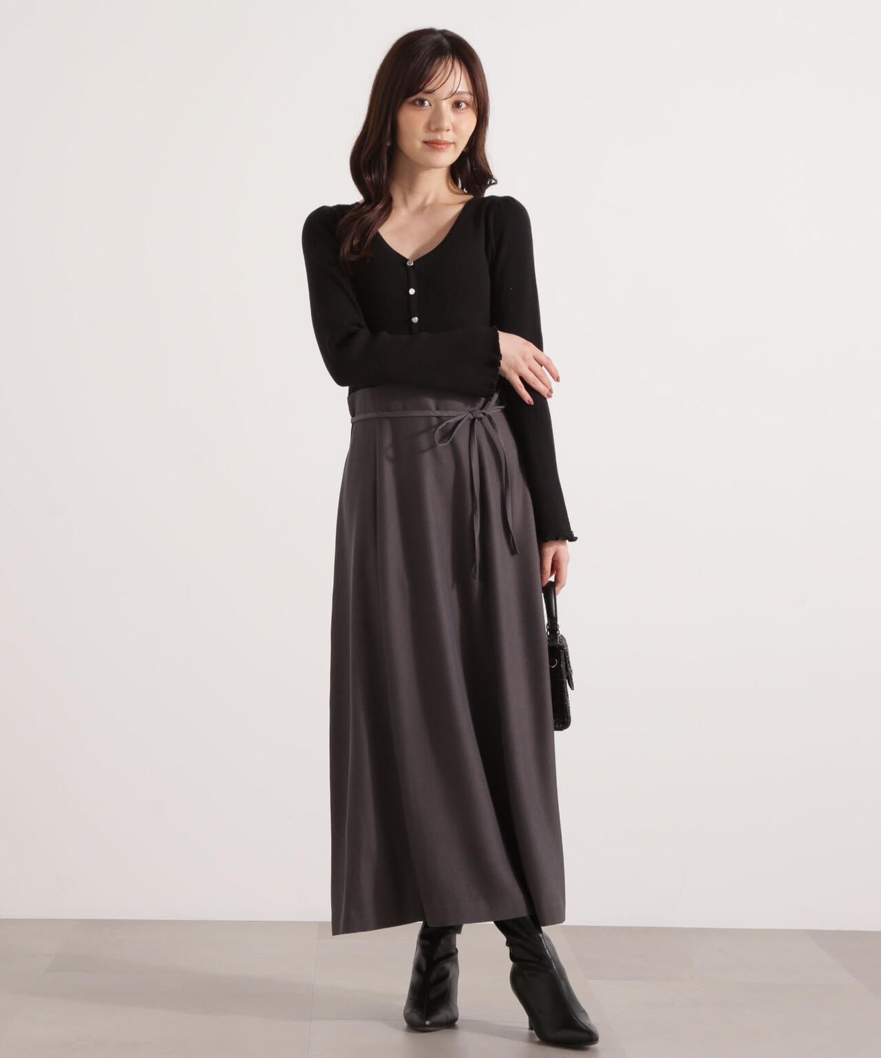 ニットドッキングレディーワンピース