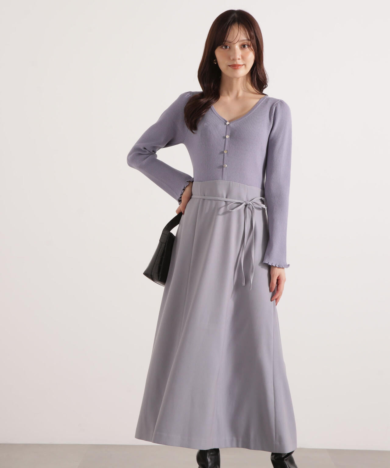 ニットドッキングレディーワンピース