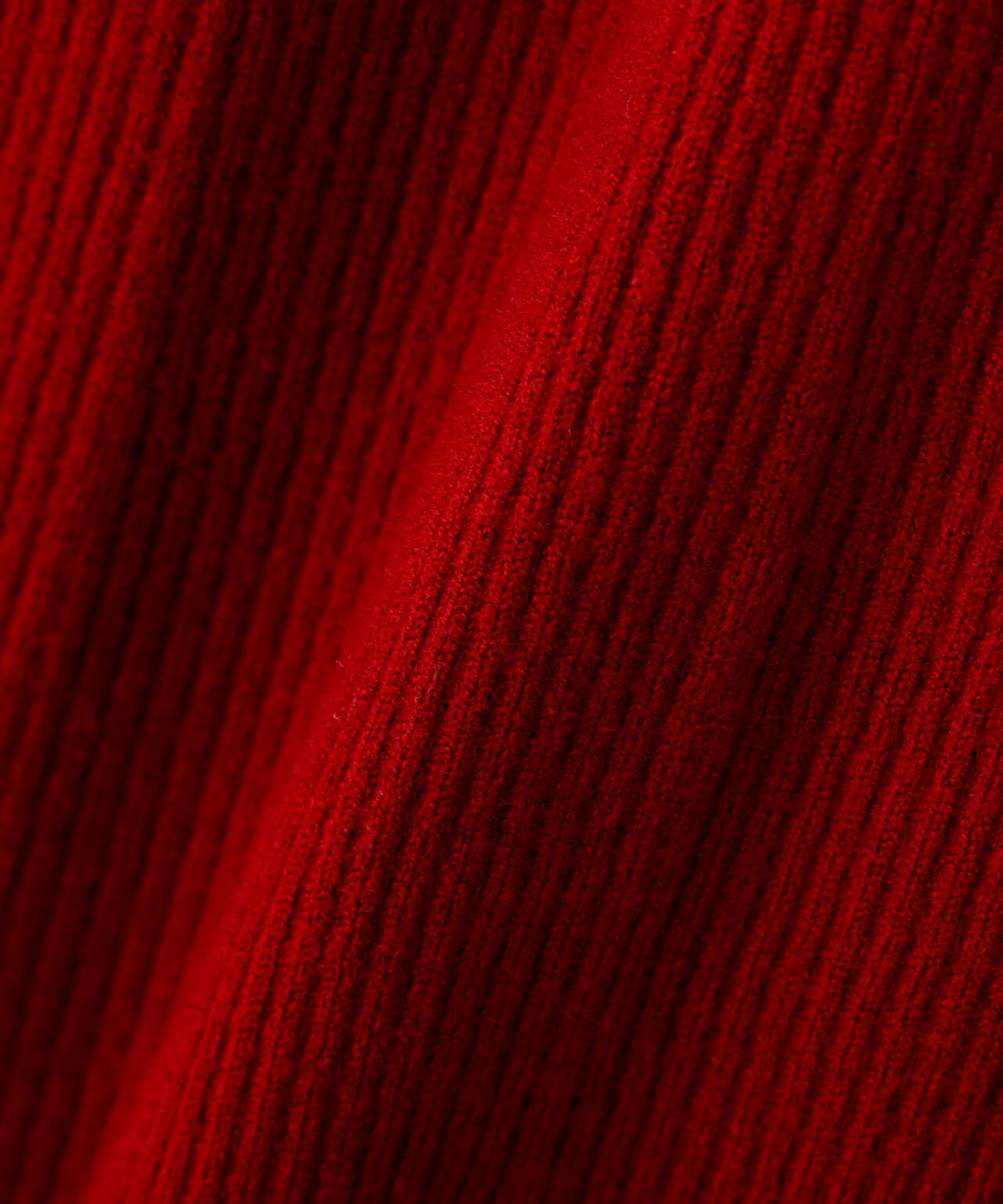 【加藤栞さん着用】オフショルリブニットワンピース