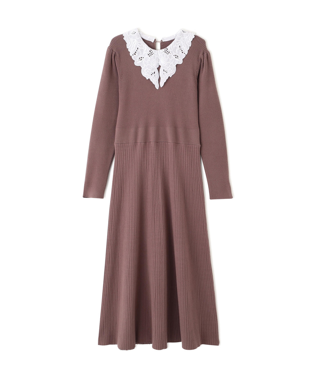 加藤栞さん着用】レース襟付きニットワンピース | PROPORTION BODY