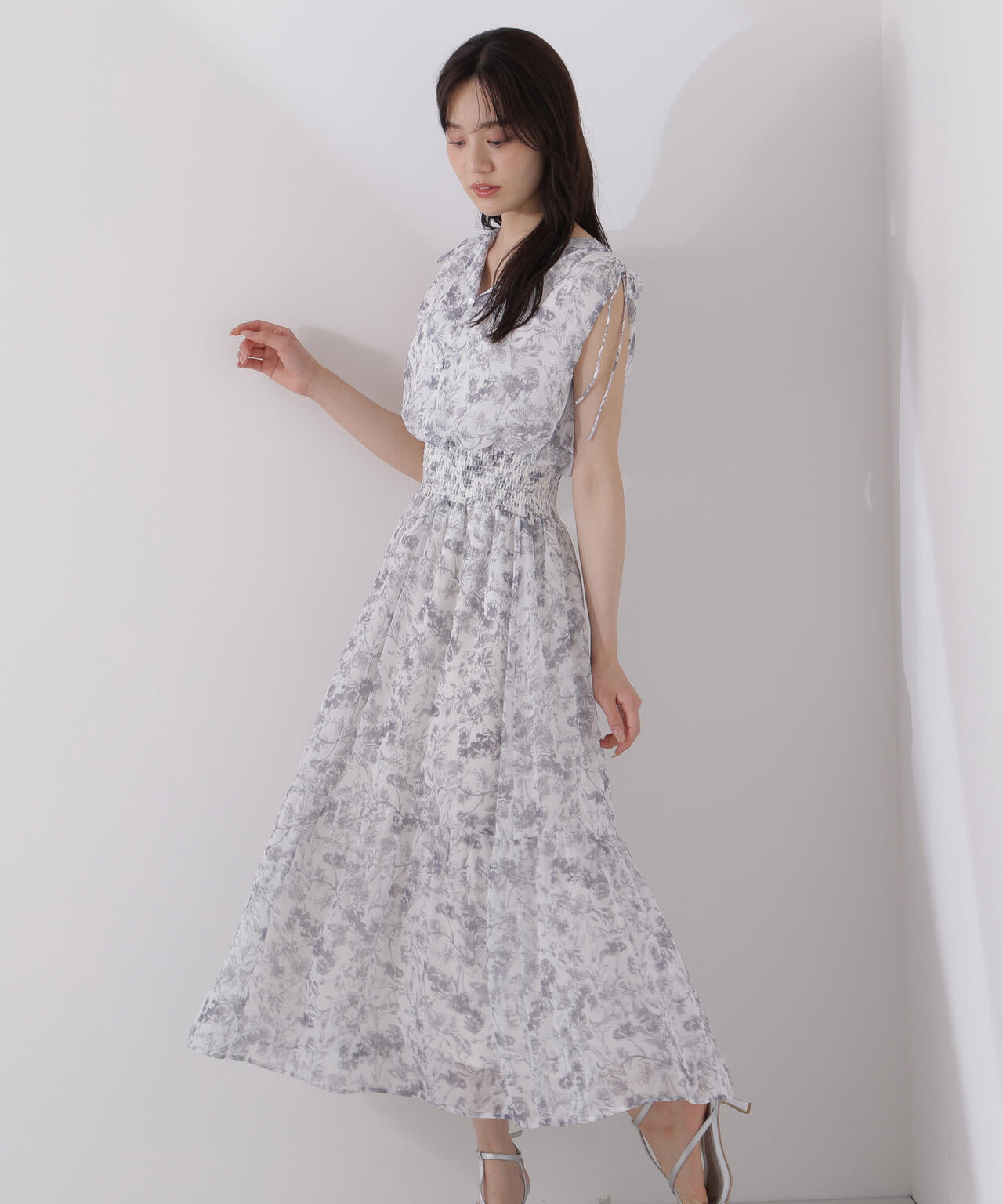 プロポーション ボディドレッシング（PROPORTION BODY DRESSING）/花柄楊柳ワンピース 花柄楊柳ワンピース | PROPORTION BODY DRESSING（プロポーション