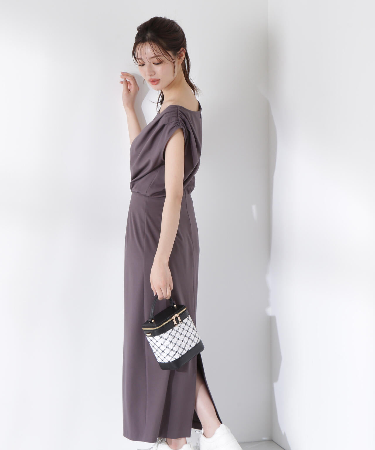 アシメカットワンピース